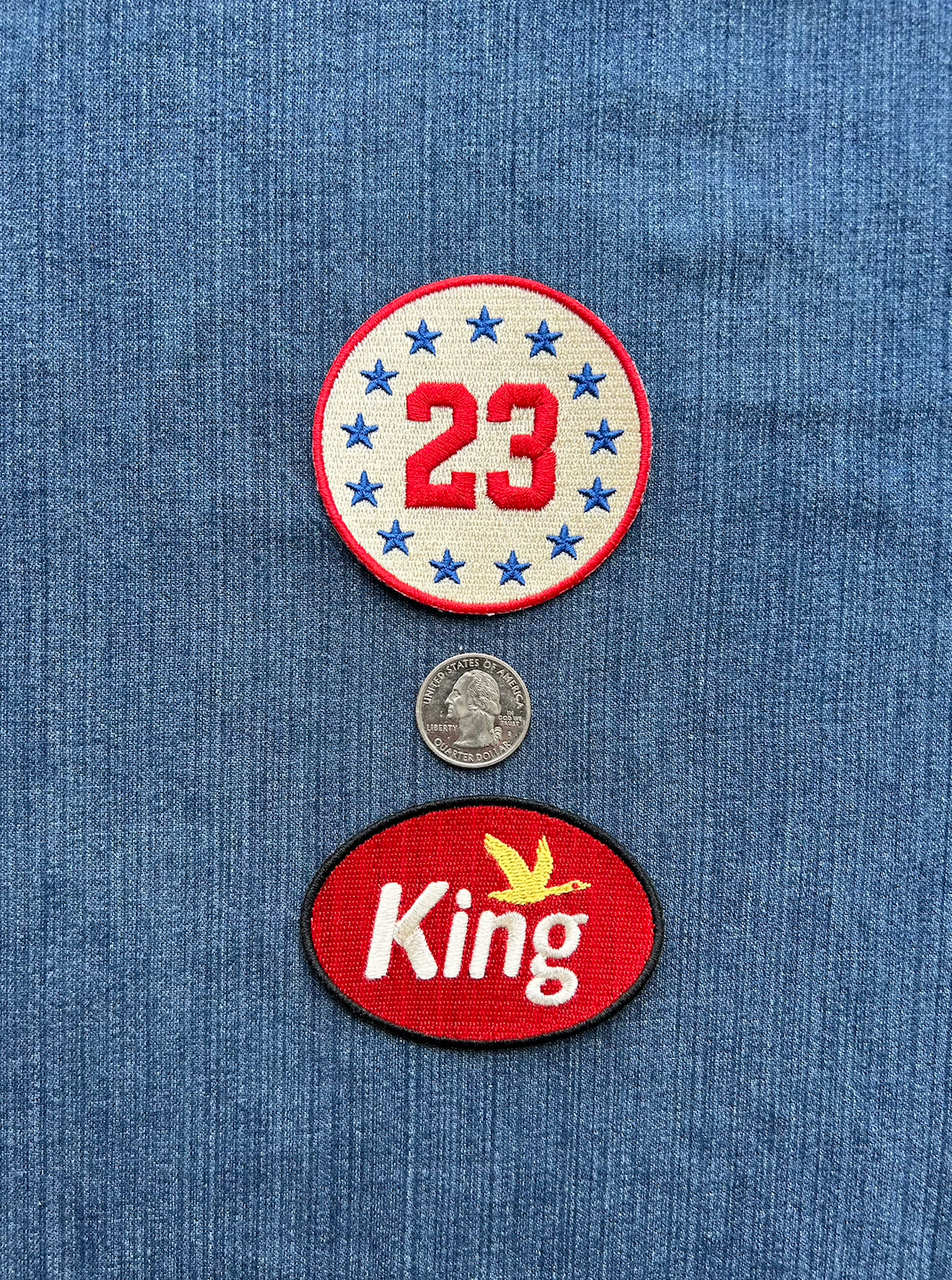 Philly Basketball Patches - Lrg