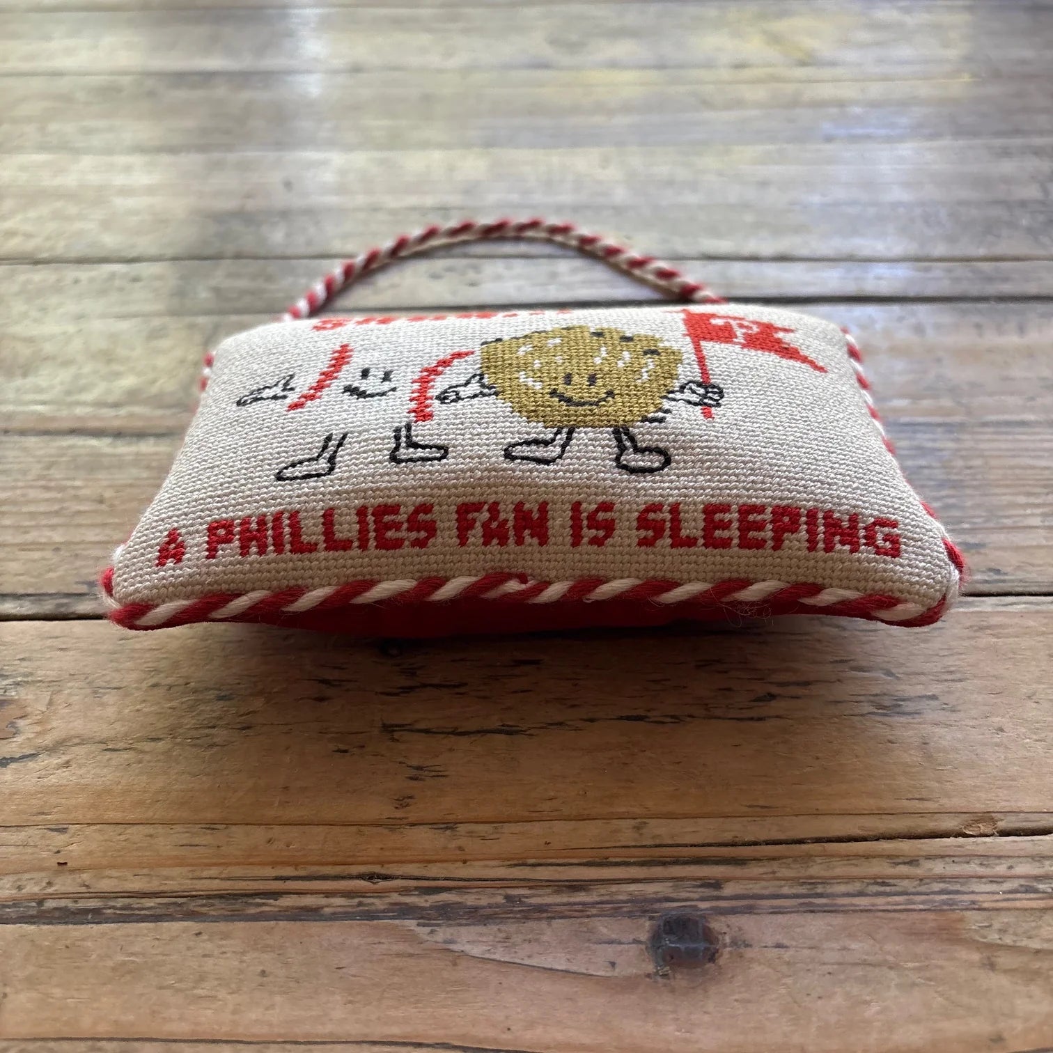 SHHH... A Phils Fan is Sleeping Nursery Door Hanger