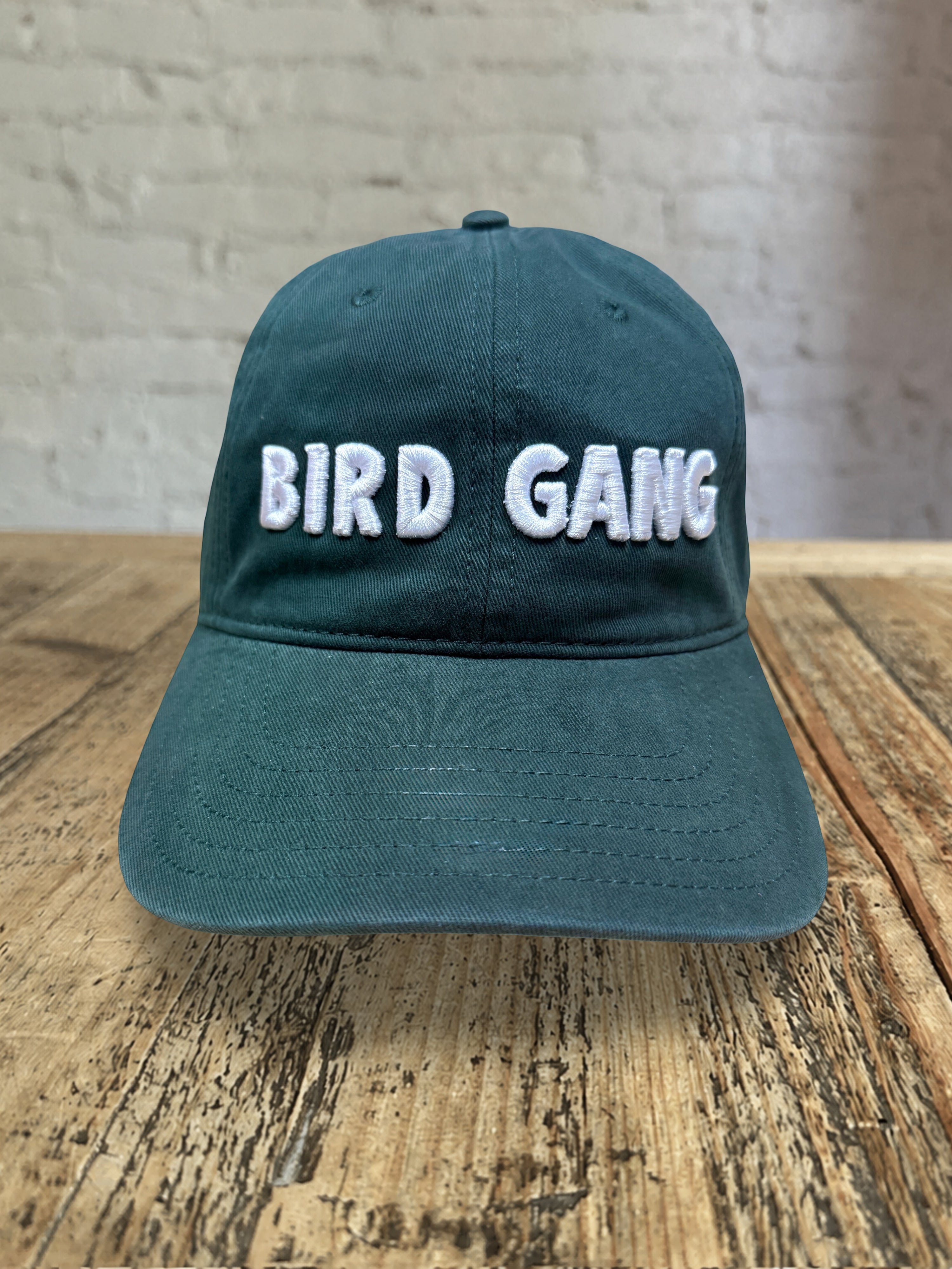 Bird Gang Dad Hat - Dark Green