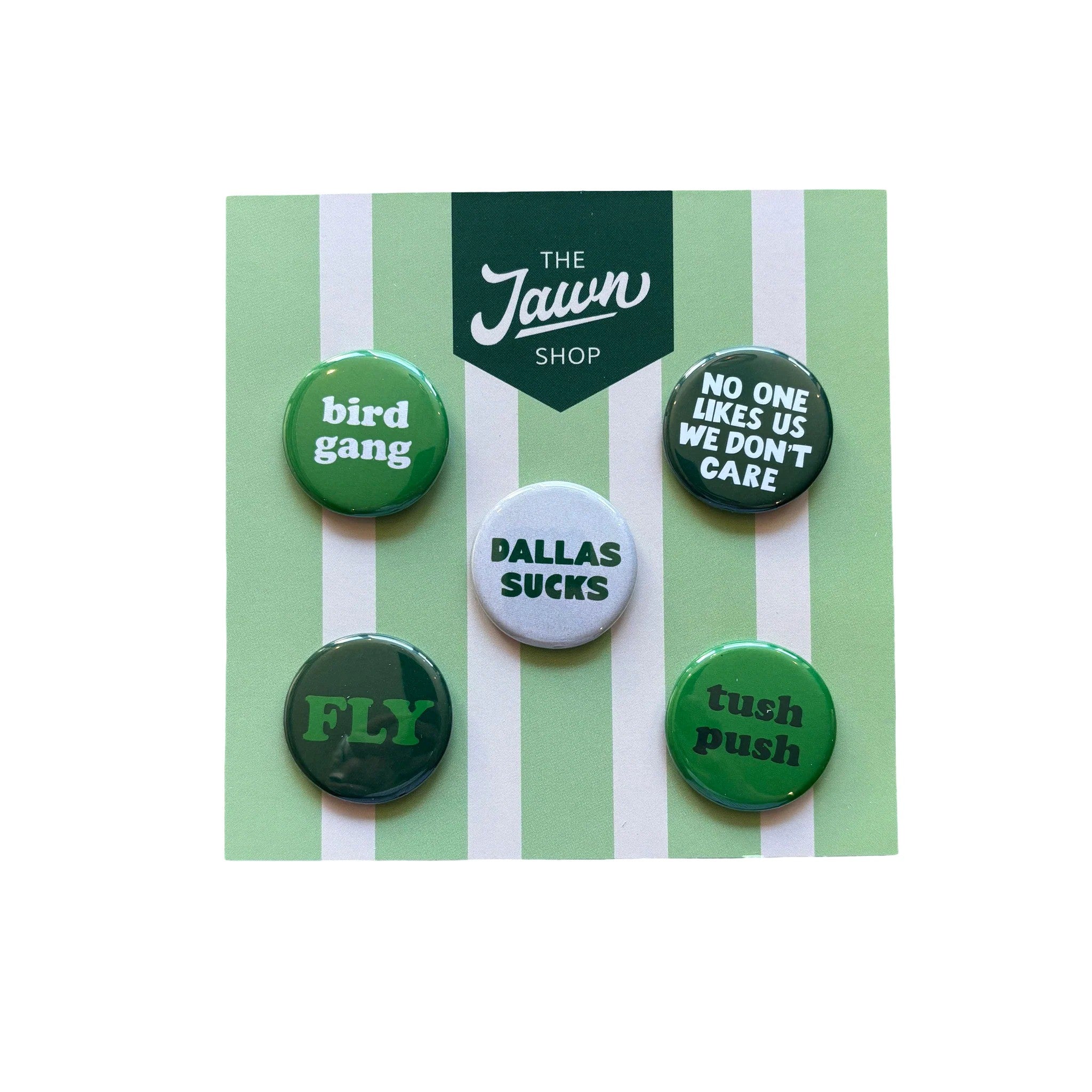 Jawn Shop Button Pins - Set of 5