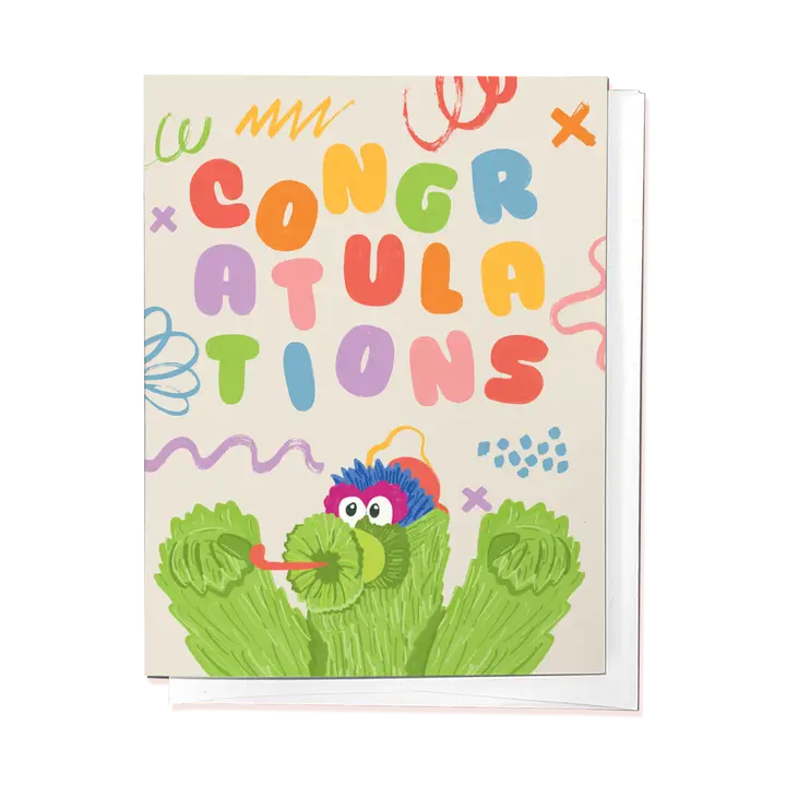 Congrats Philly Baseball Greeting Card