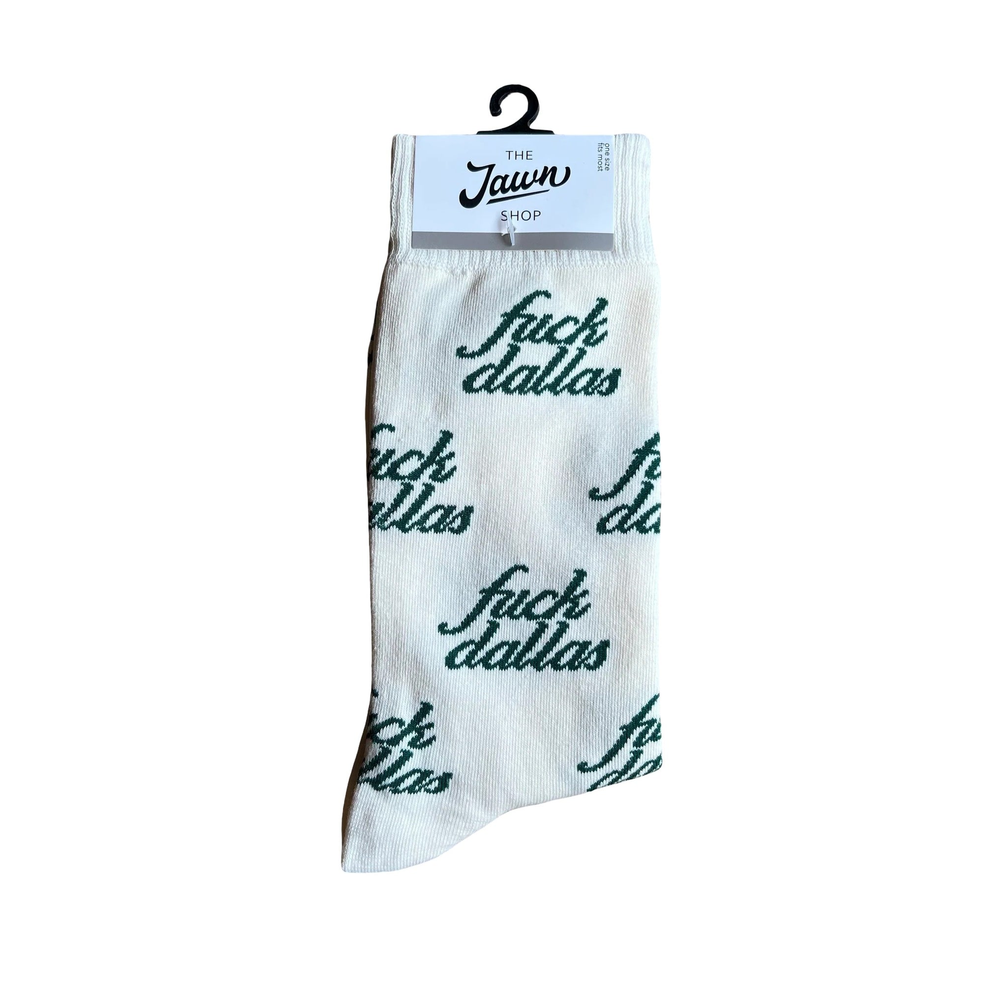 Jawn Shop Socks - F*ck Dallas Script