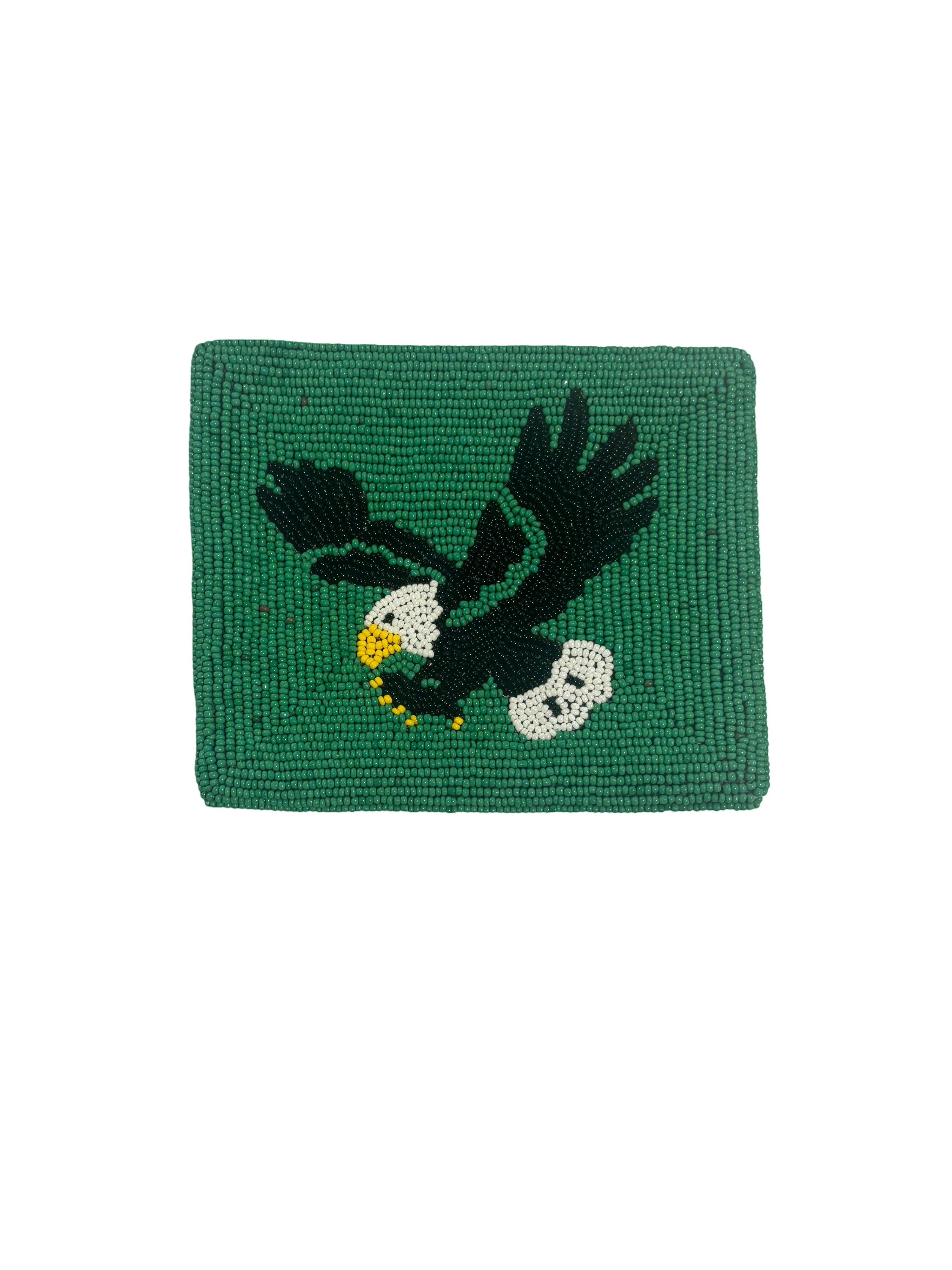 Birds Beaded Pouch