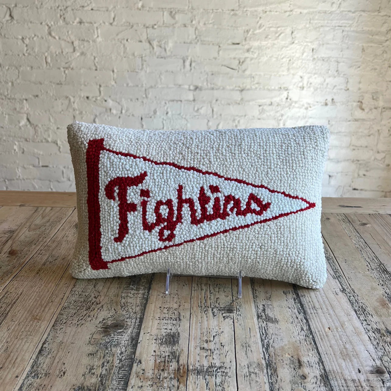 Fightins Pennant Hook Pillow