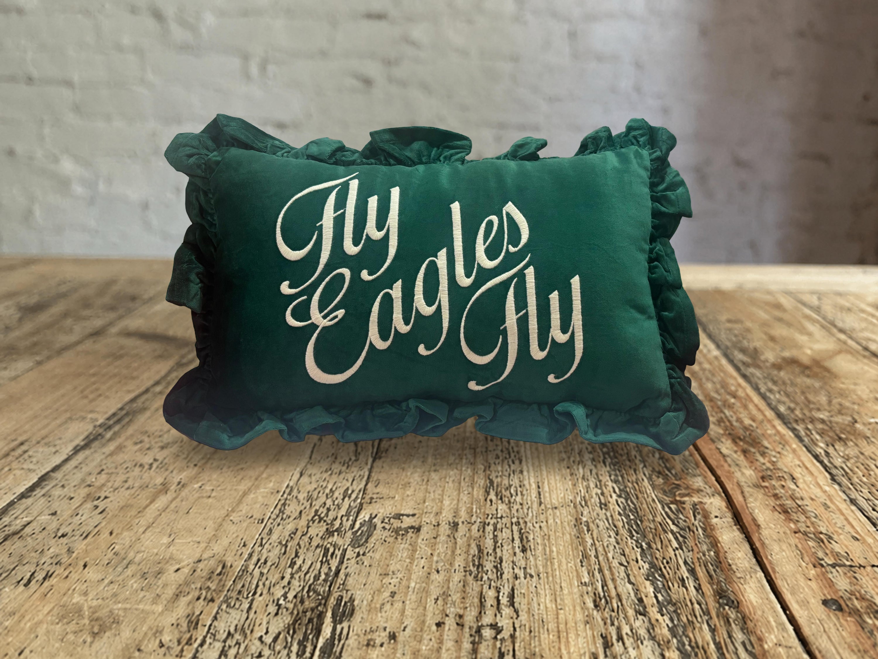 Ruffle Pillow - Fly Birds Fly