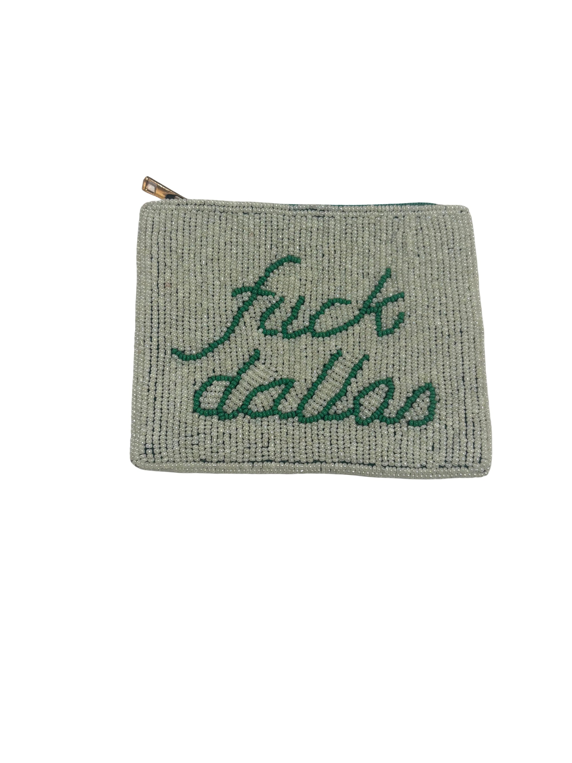 Birds Beaded Pouch