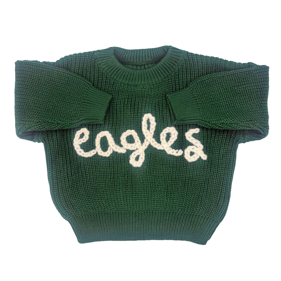 Birds Knit Toddler Sweater