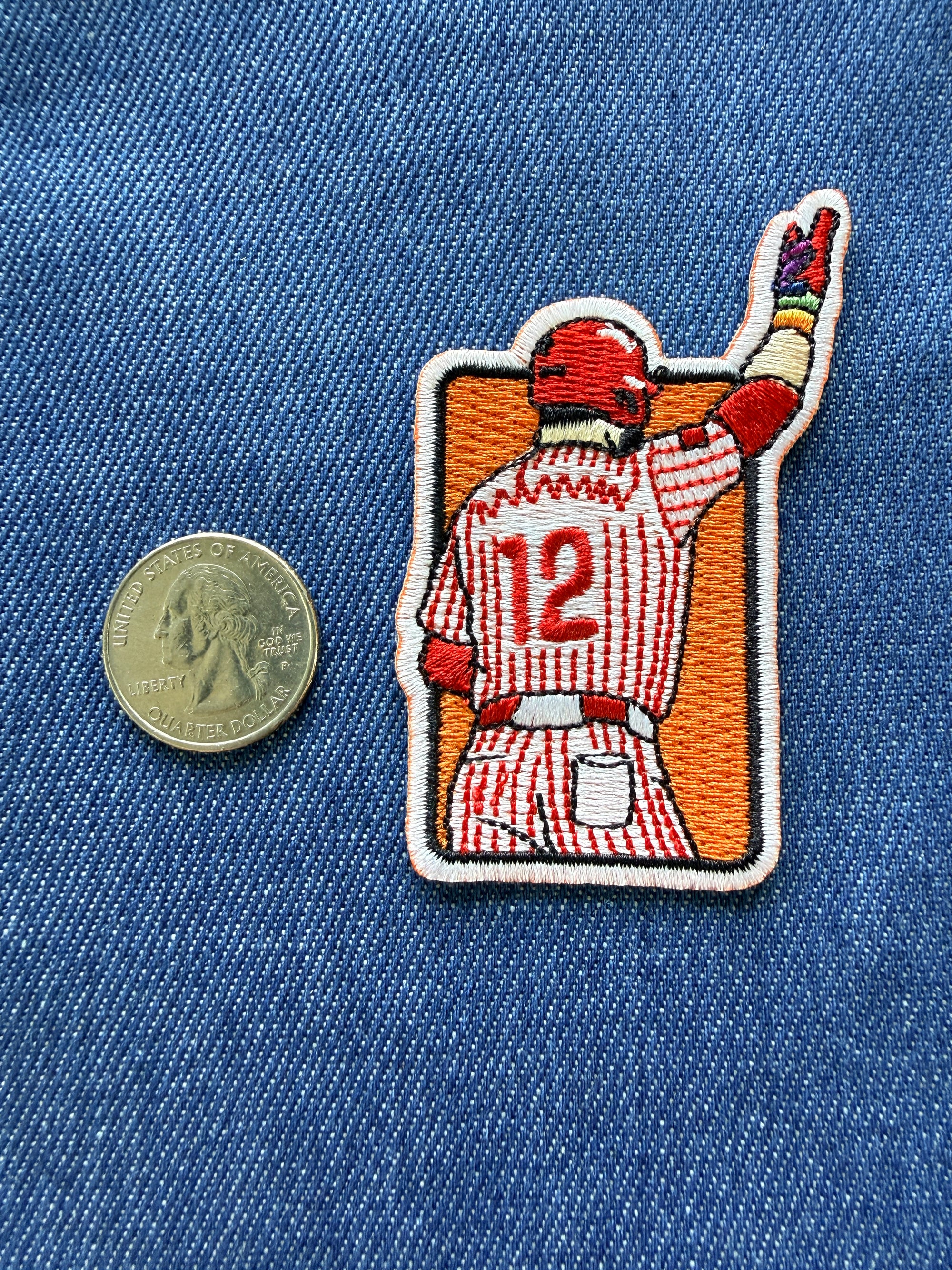 Chain Stitched Baseball Patches - Lrg