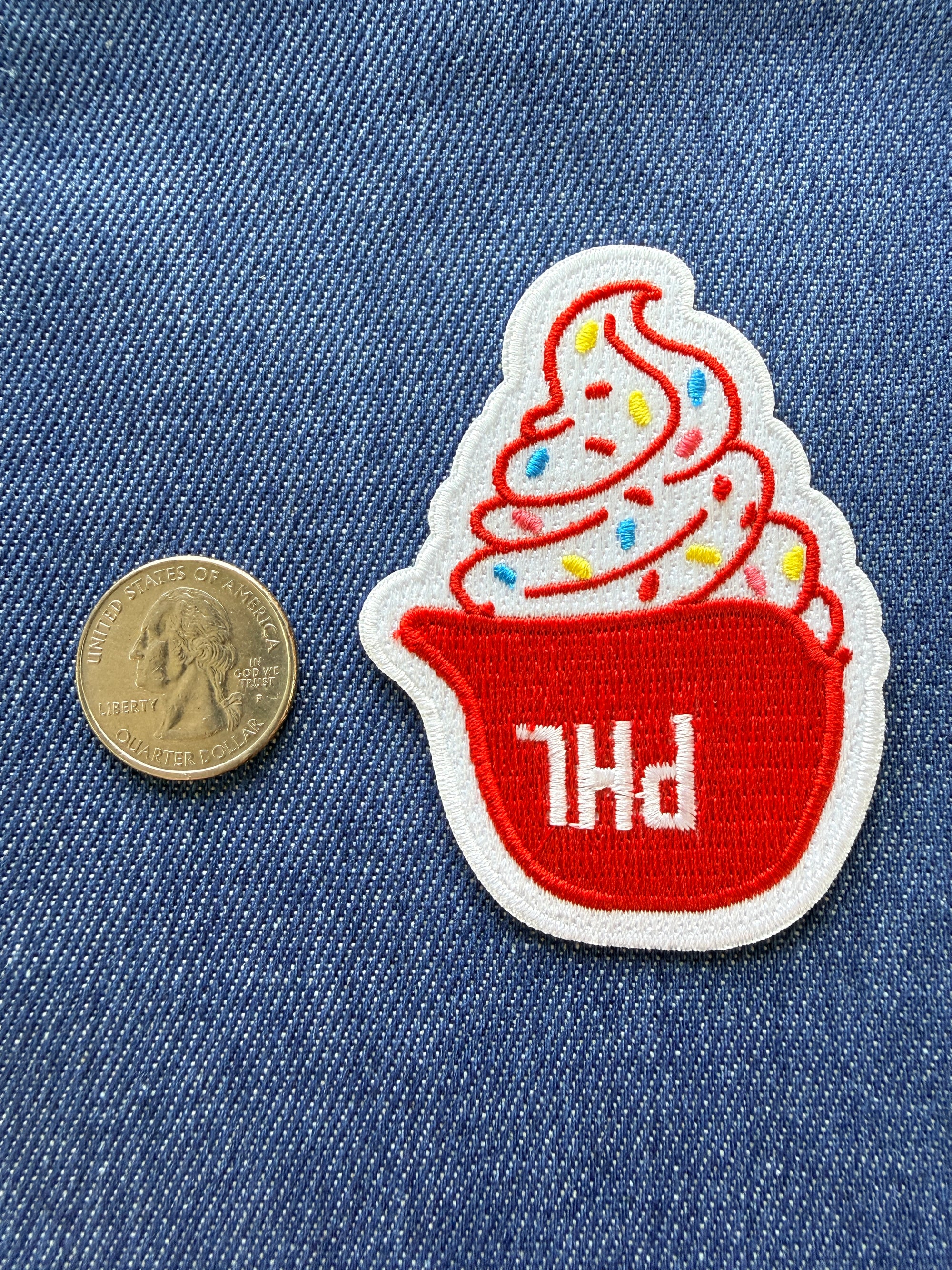 Chain Stitched Baseball Patches - Lrg