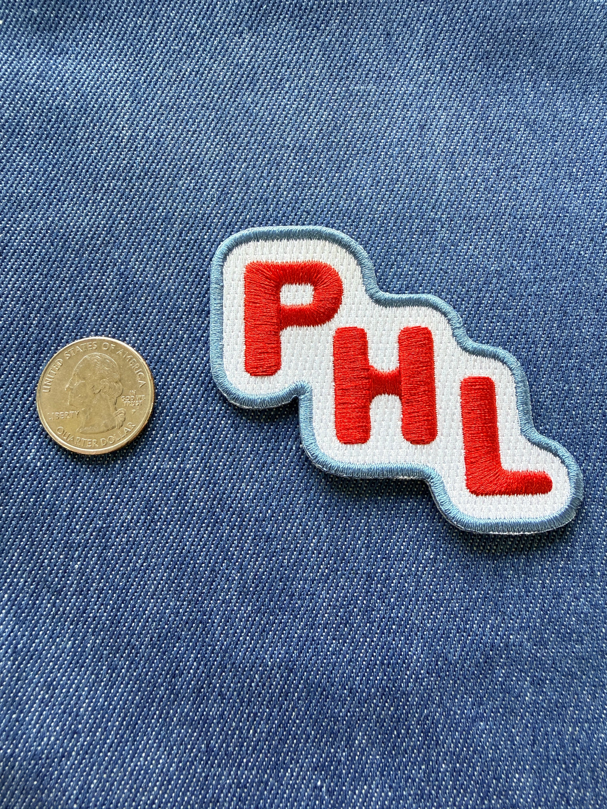 Chain Stitched Philly & PHL Patches - Lrg