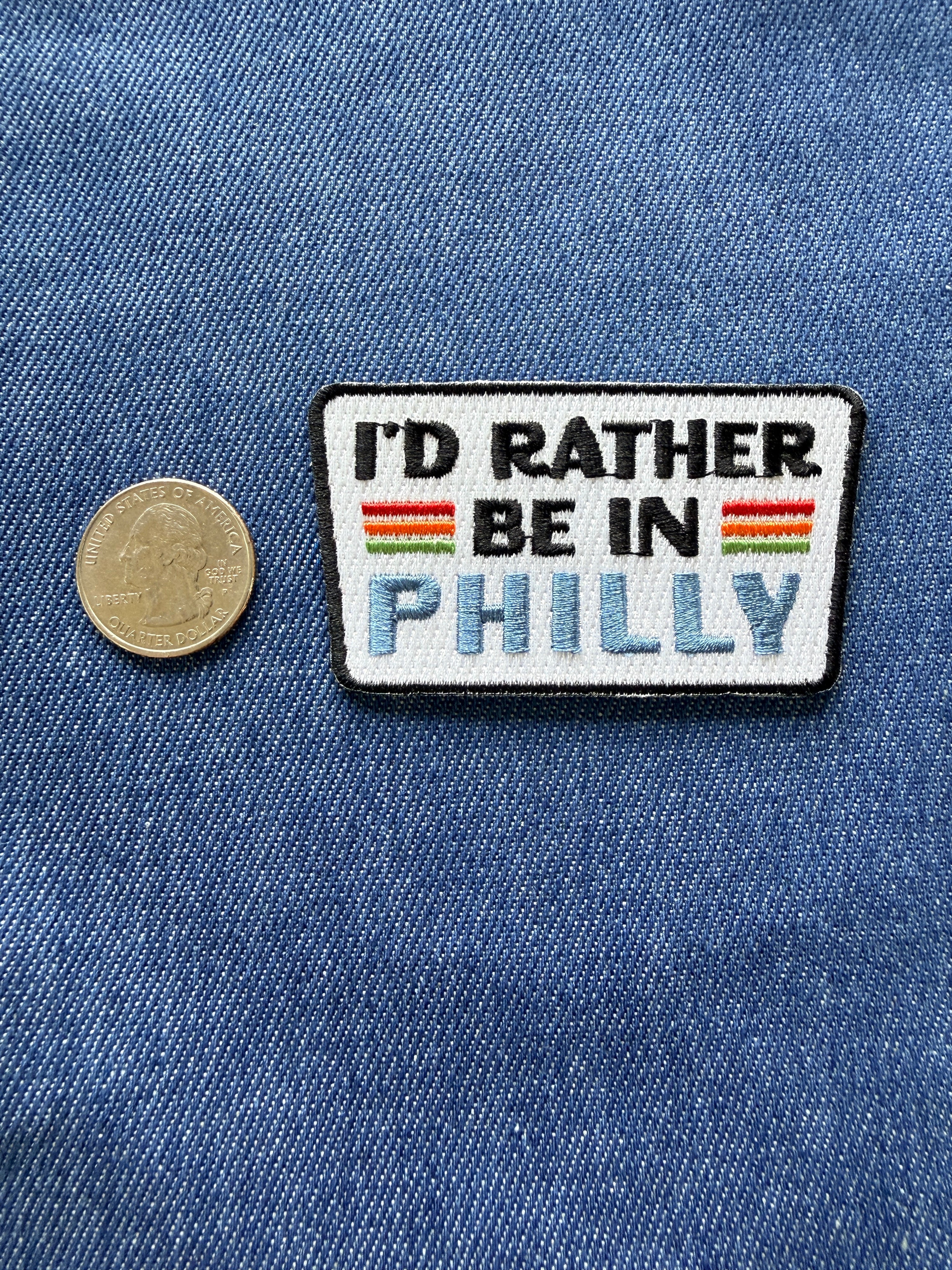 Chain Stitched Philly & PHL Patches - Lrg