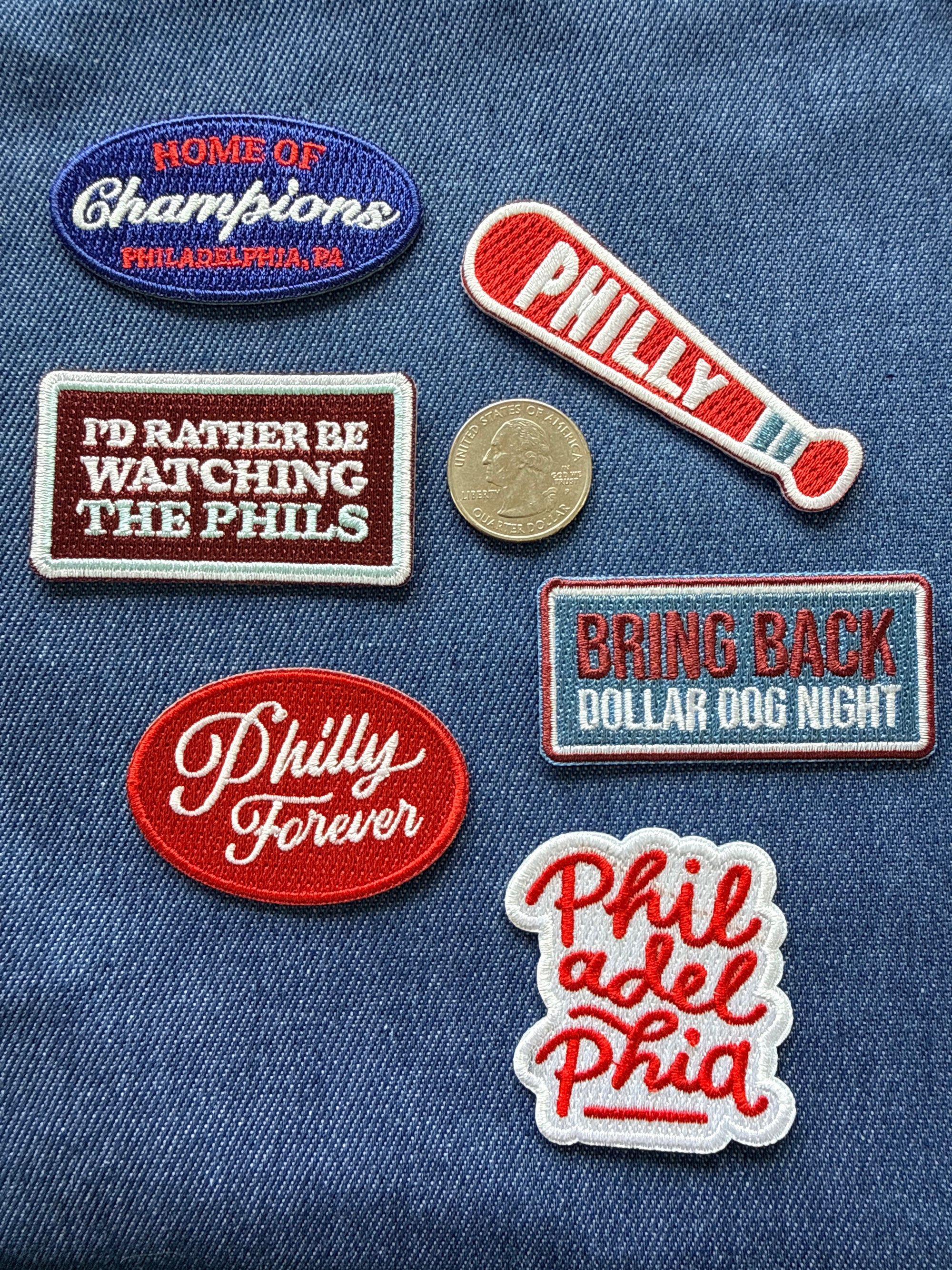 Custom Philly Baseball Patches
