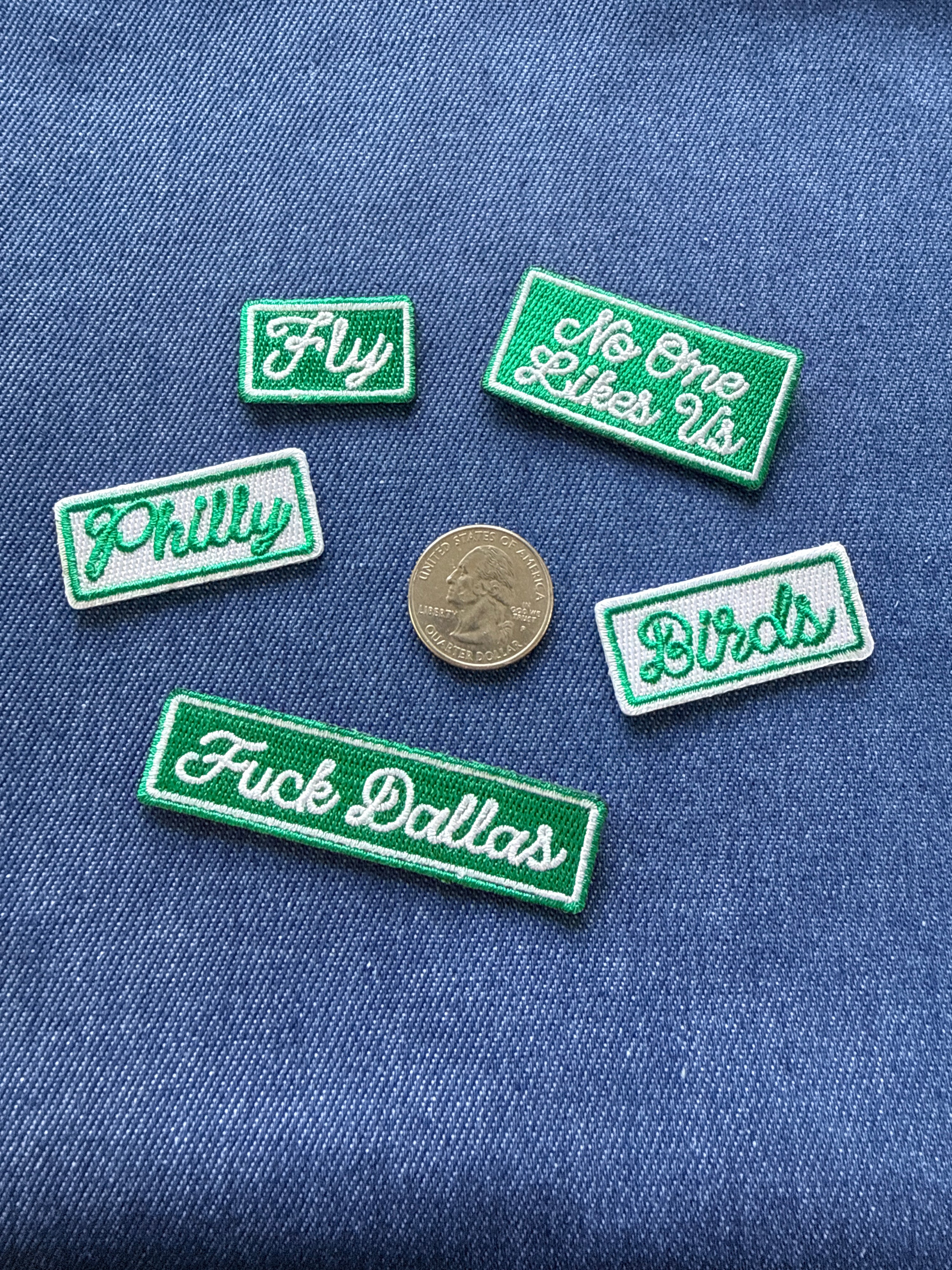 Custom Chain Stitched Patches - Sm & Lrg