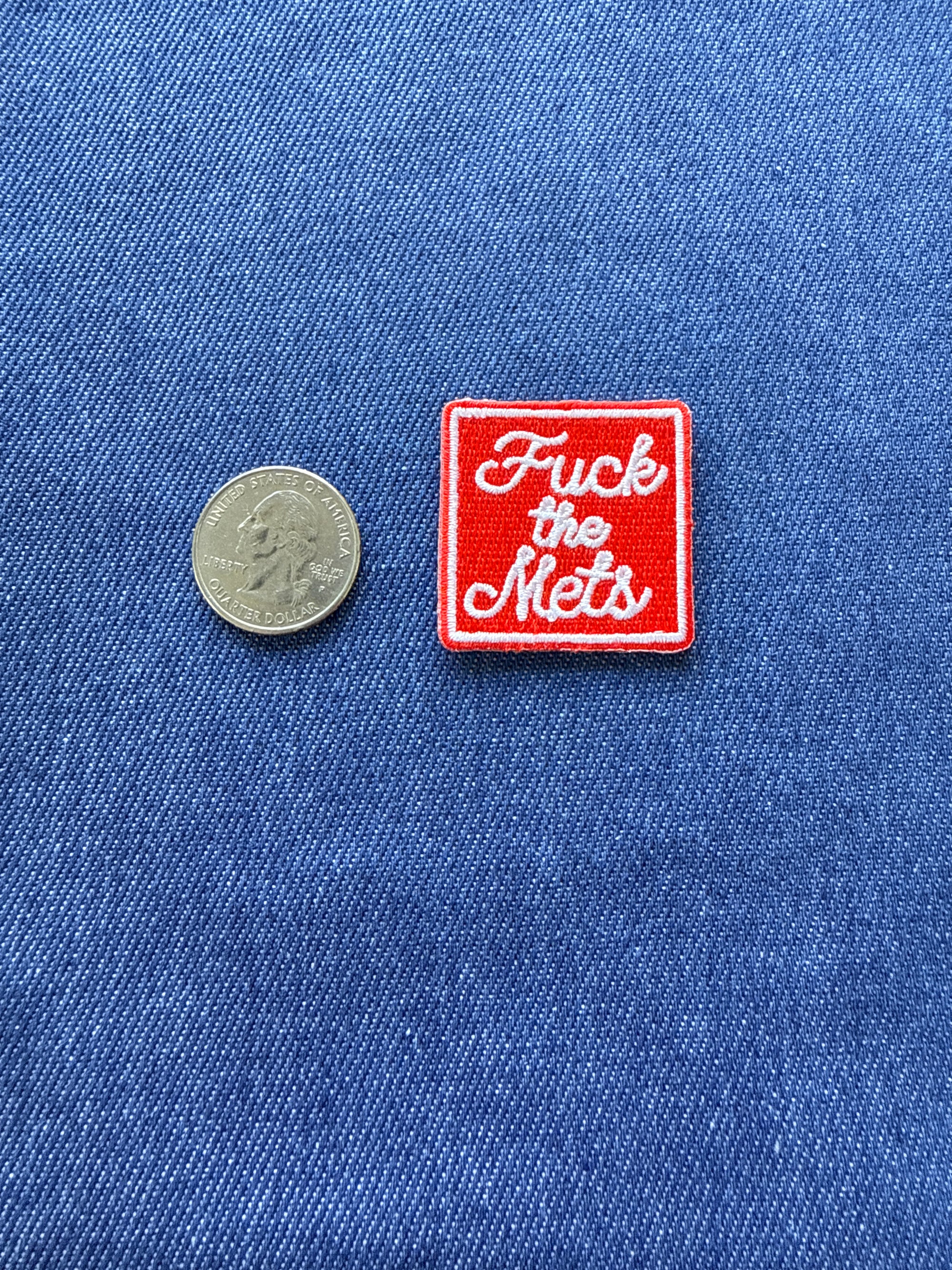 Chain Stitched Font Patches - Med