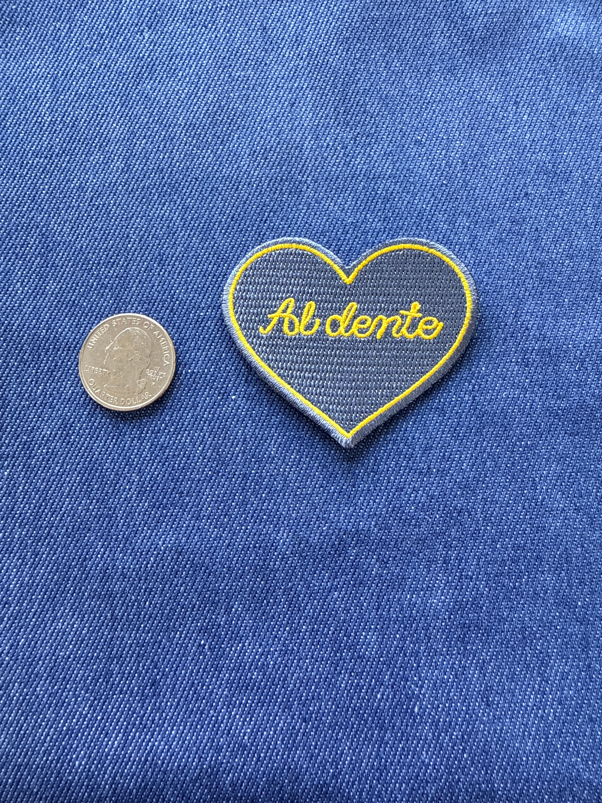 Chain Stitched Food Patches - Lrg