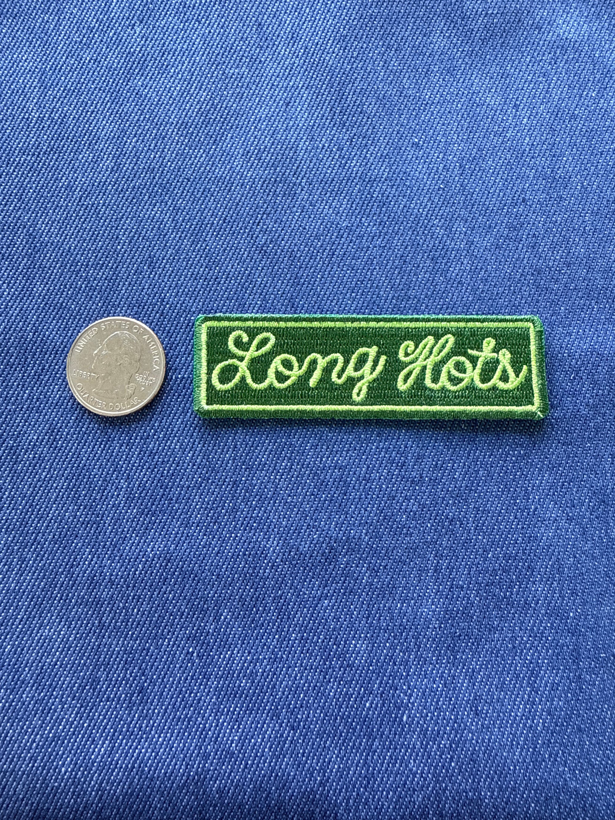 Chain Stitched Food Patches - Lrg