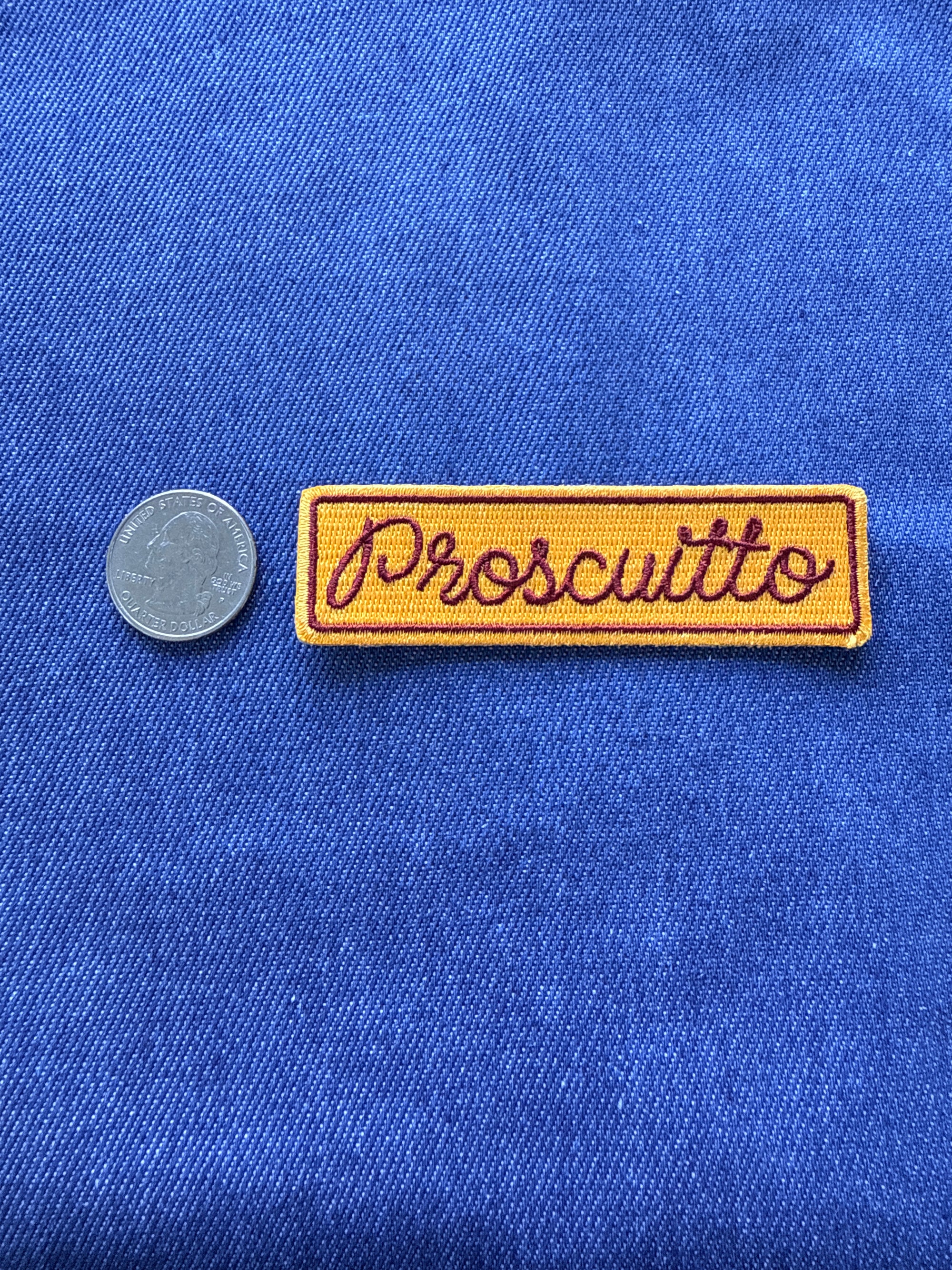 Chain Stitched Food Patches - Lrg