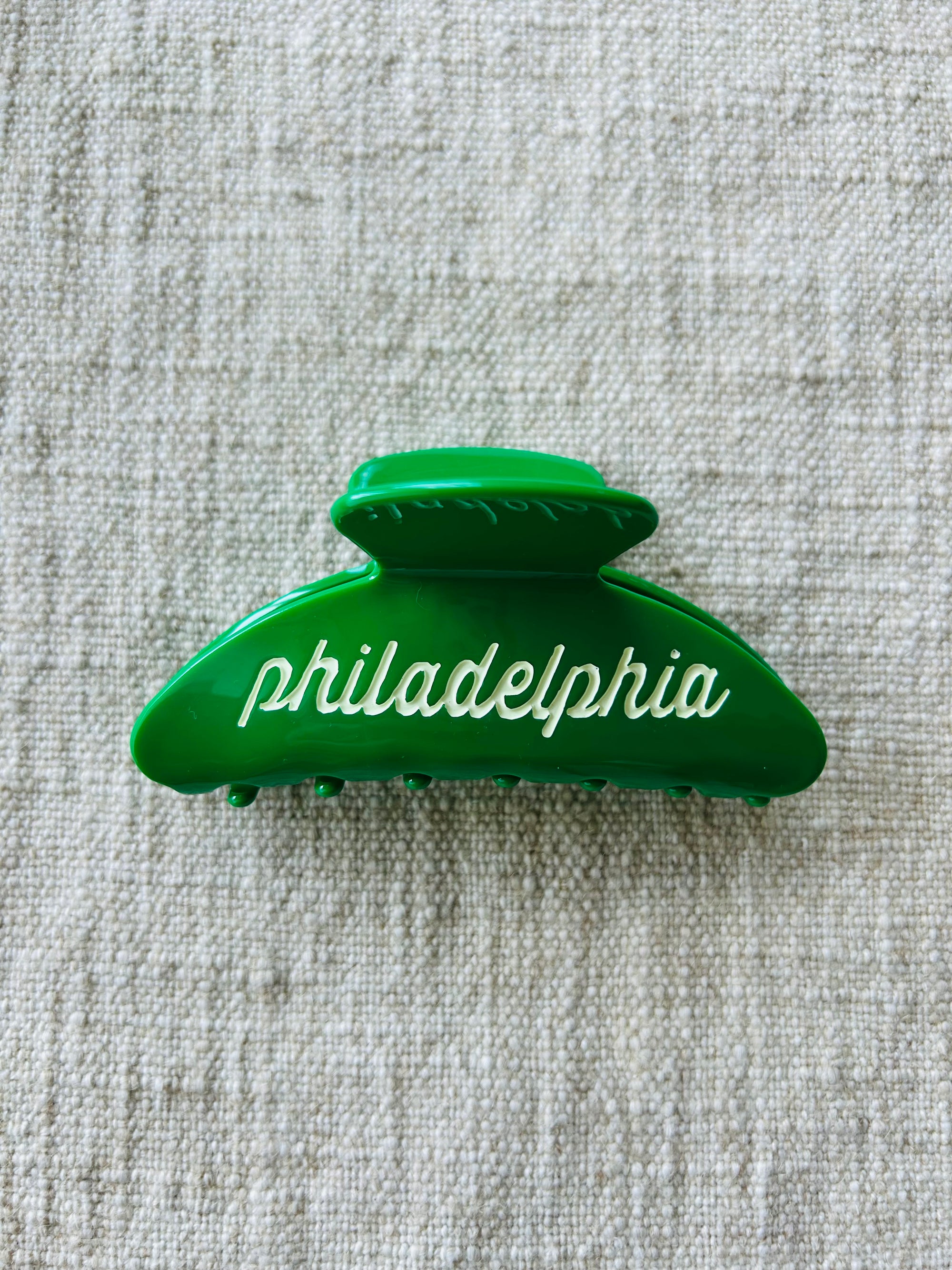 Philadelphia Hair Clip - Kelly Green