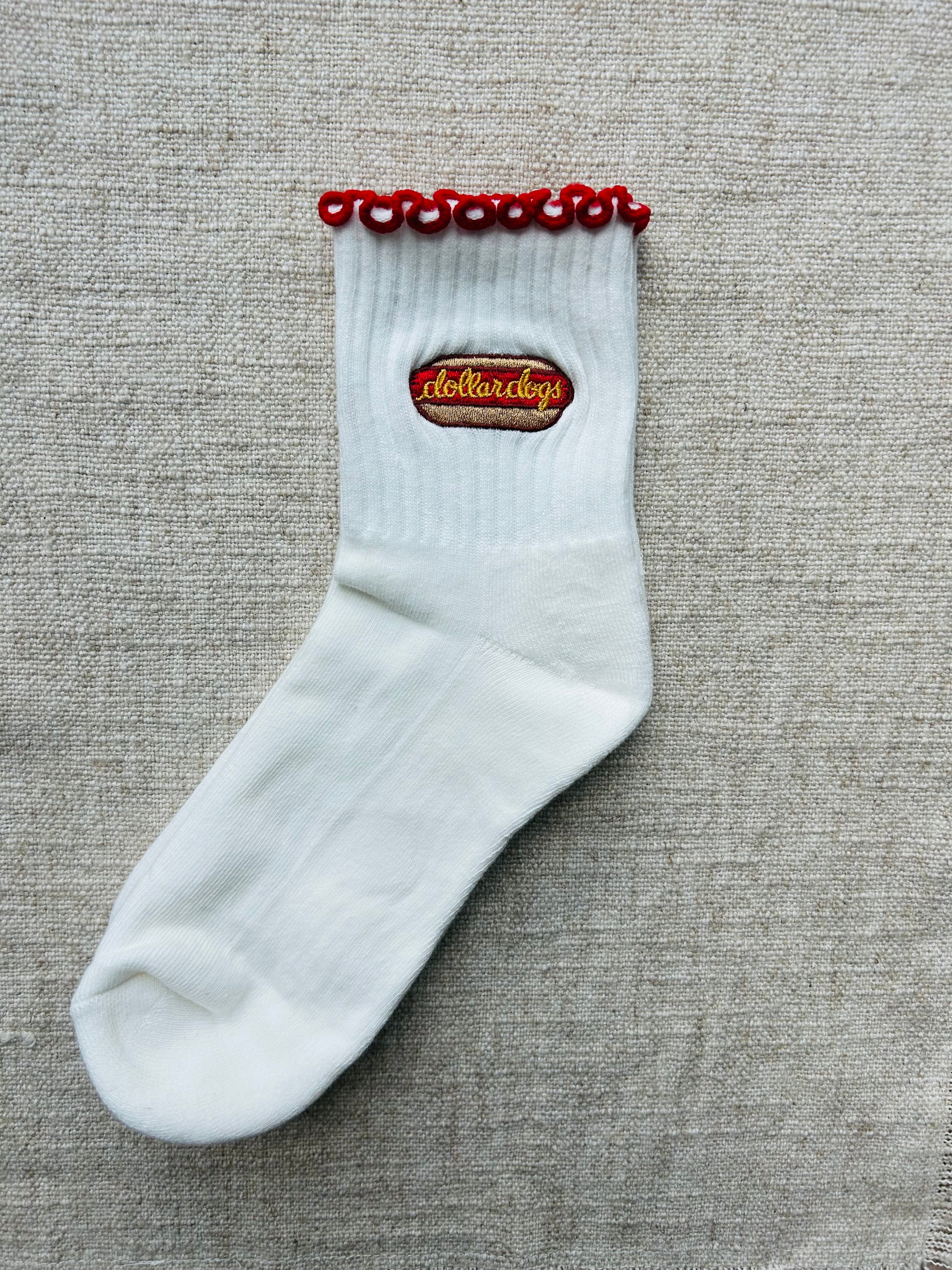 Jawn Shop Ruffle Socks - Dollar Dogs