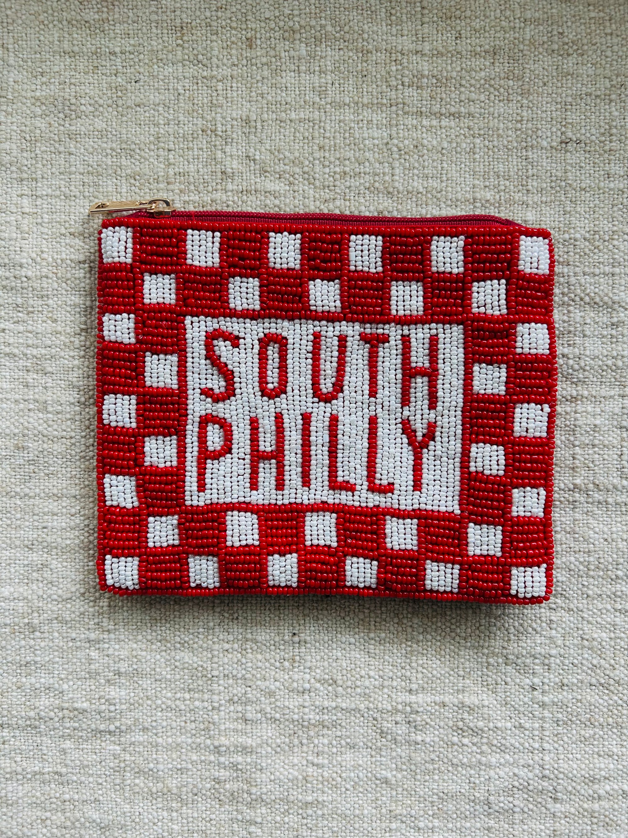 South Philly Beaded Pouch