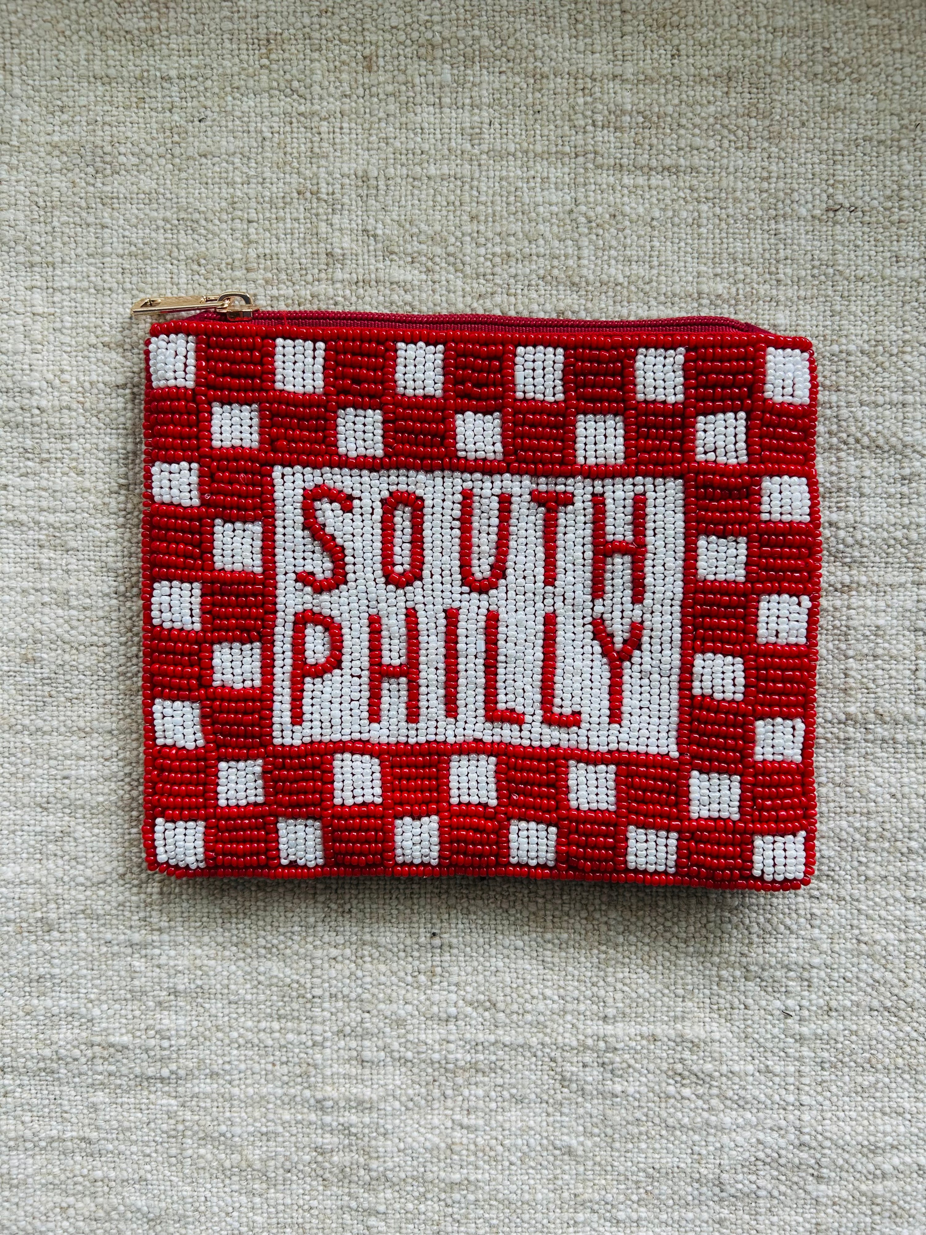 South Philly Beaded Pouch