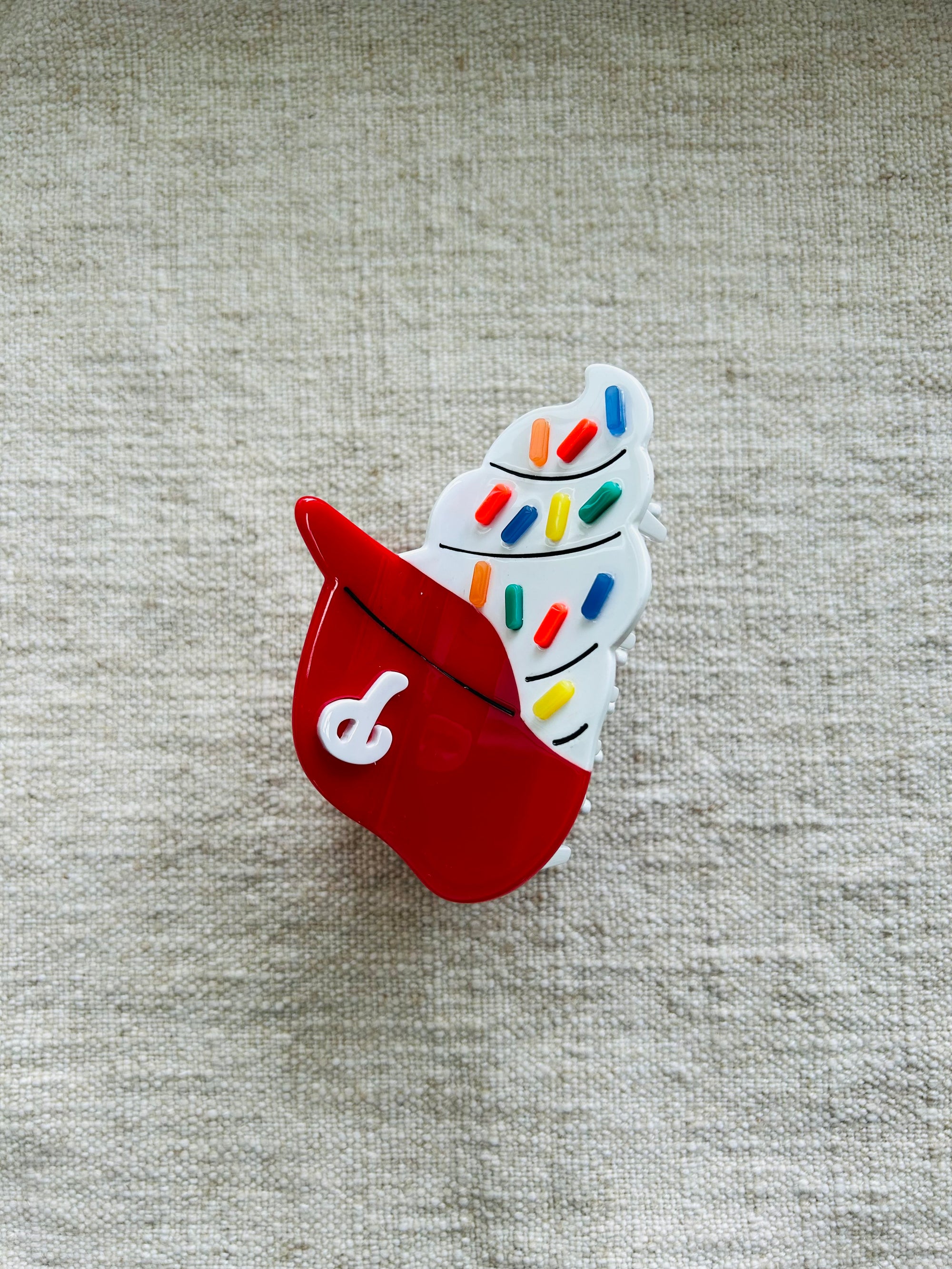 Ice Cream in Phils Helmet Hair Clip