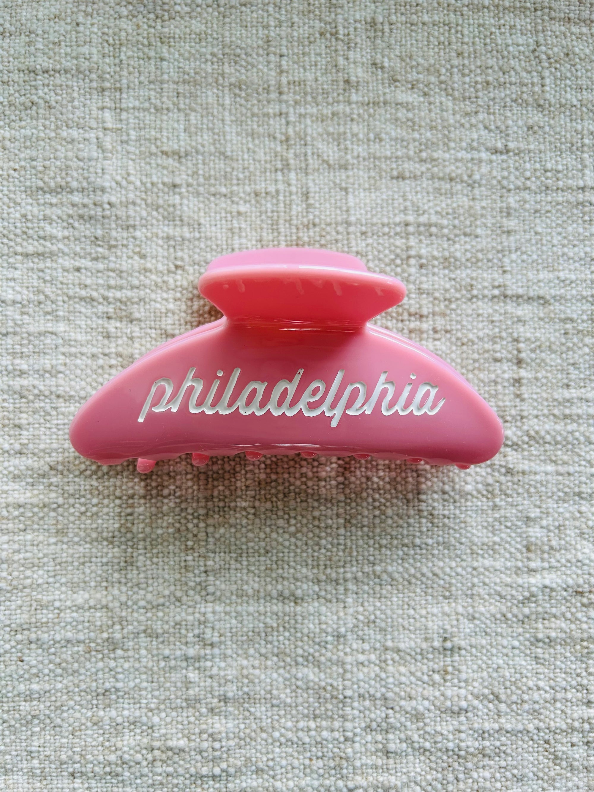 Philadelphia Hair Clip - Baby Pink