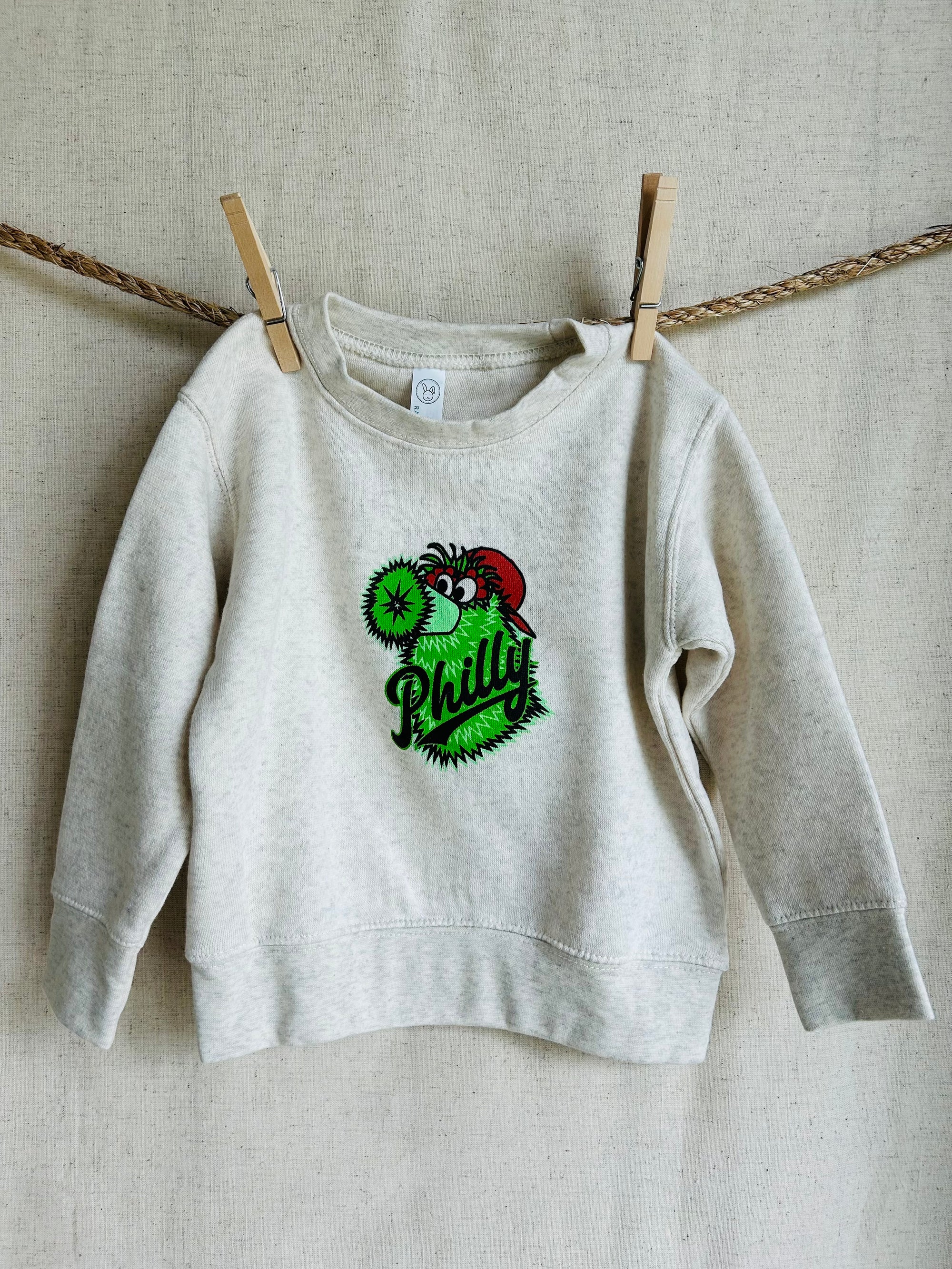 Phils Mascot Toddler Crewneck