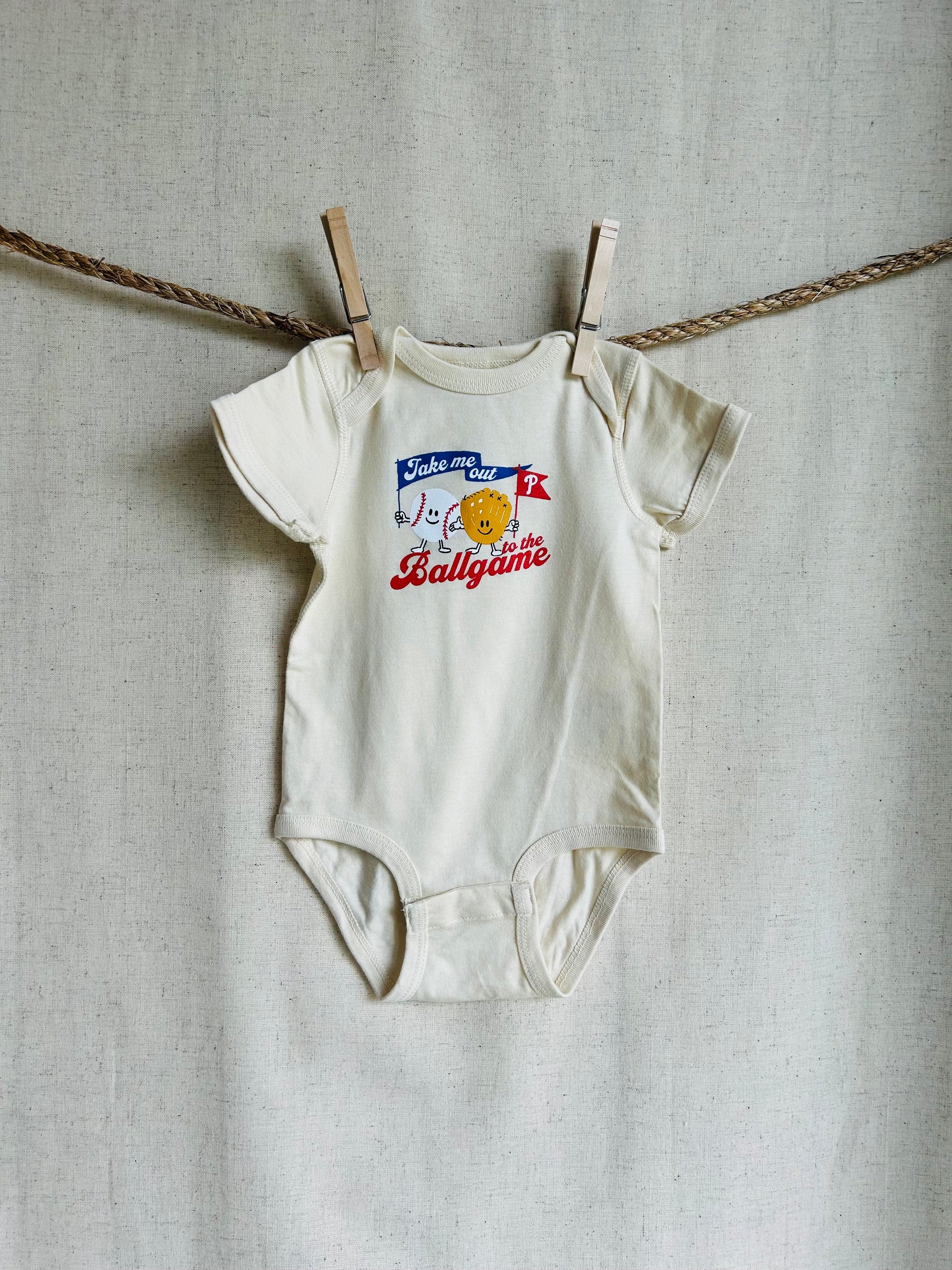 Take me out to the Ballgame Onesie