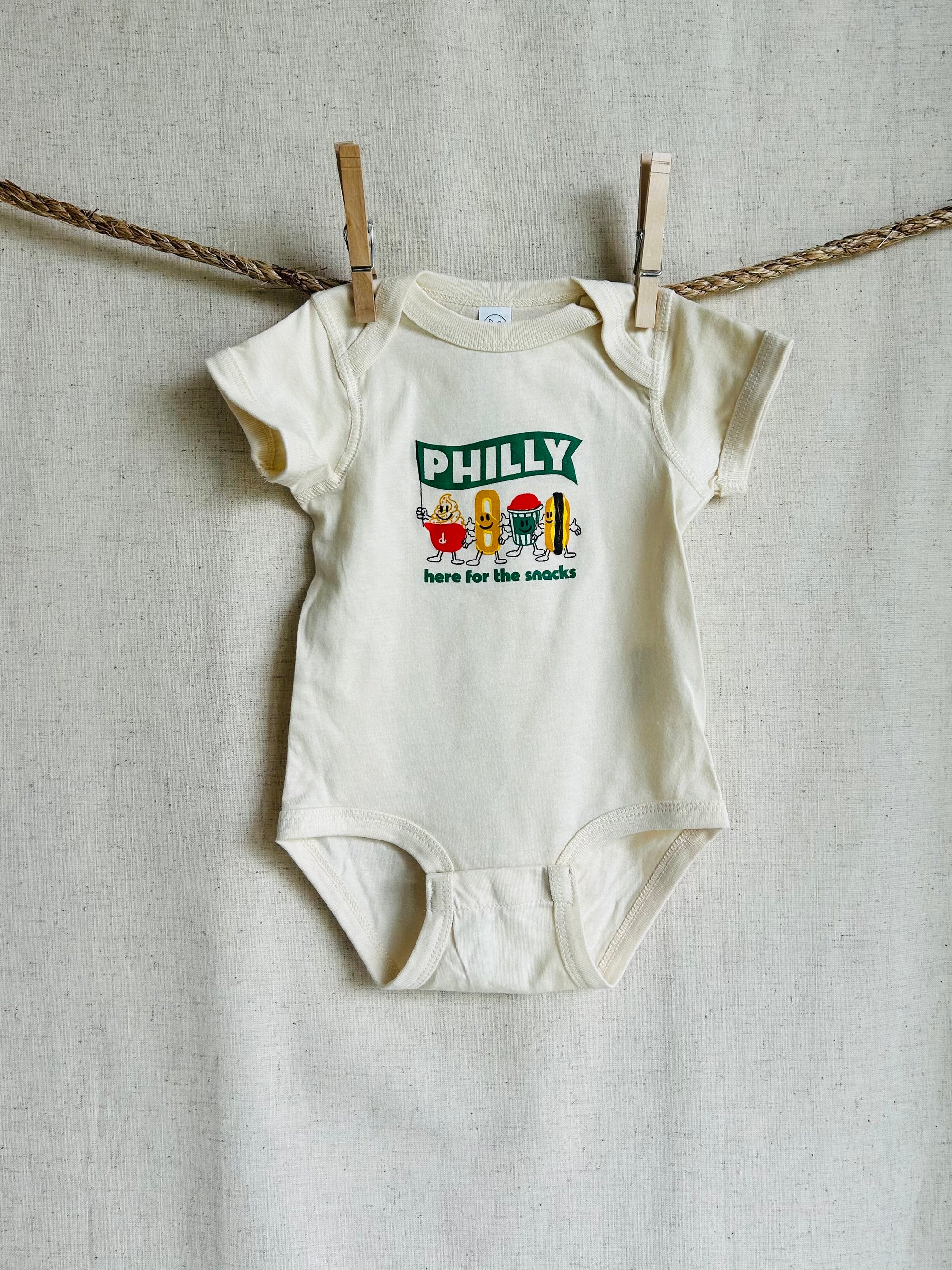 Here for the Snacks Onesie