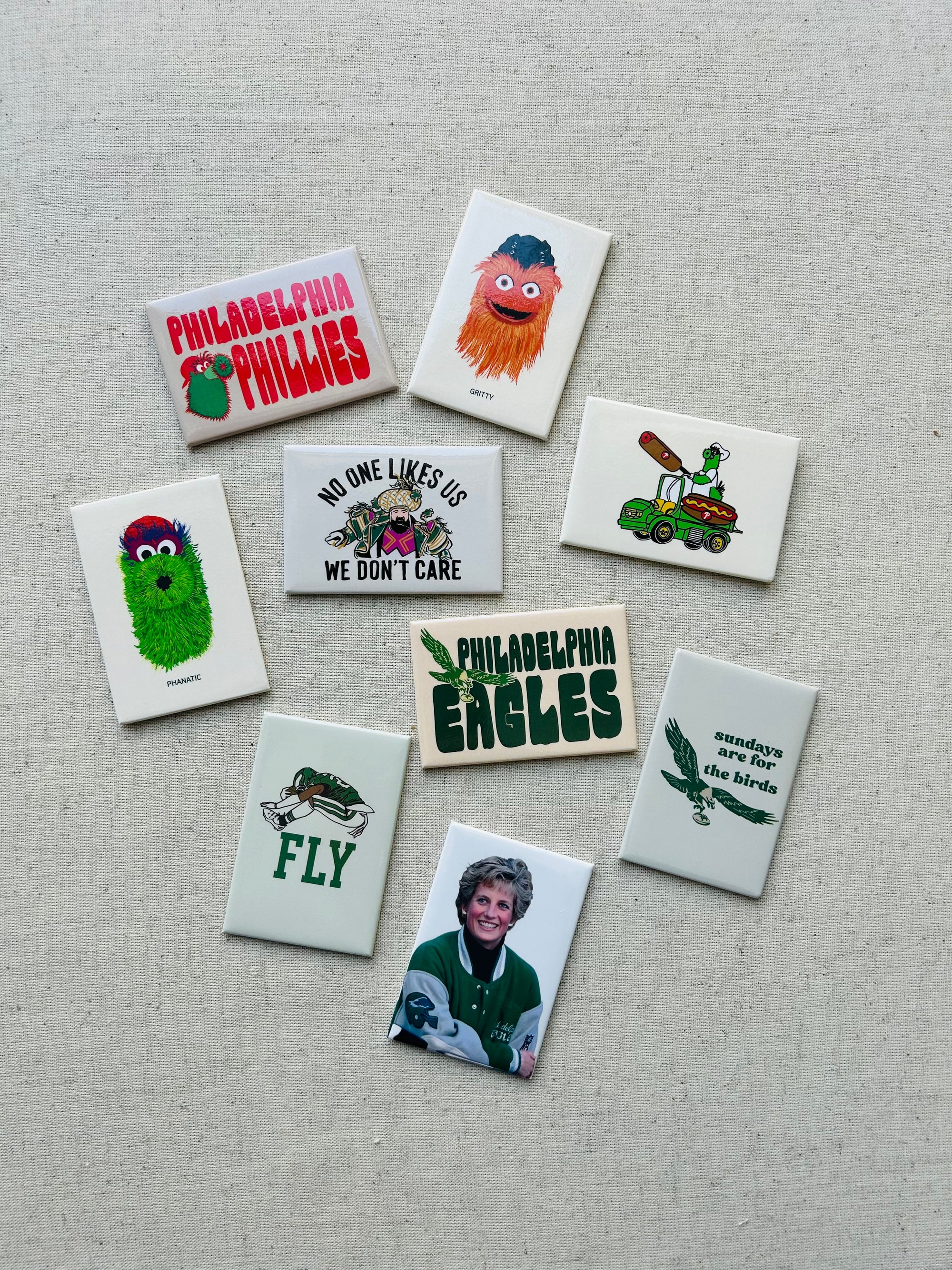 Sports 2" x 3" Rectangular Magnets