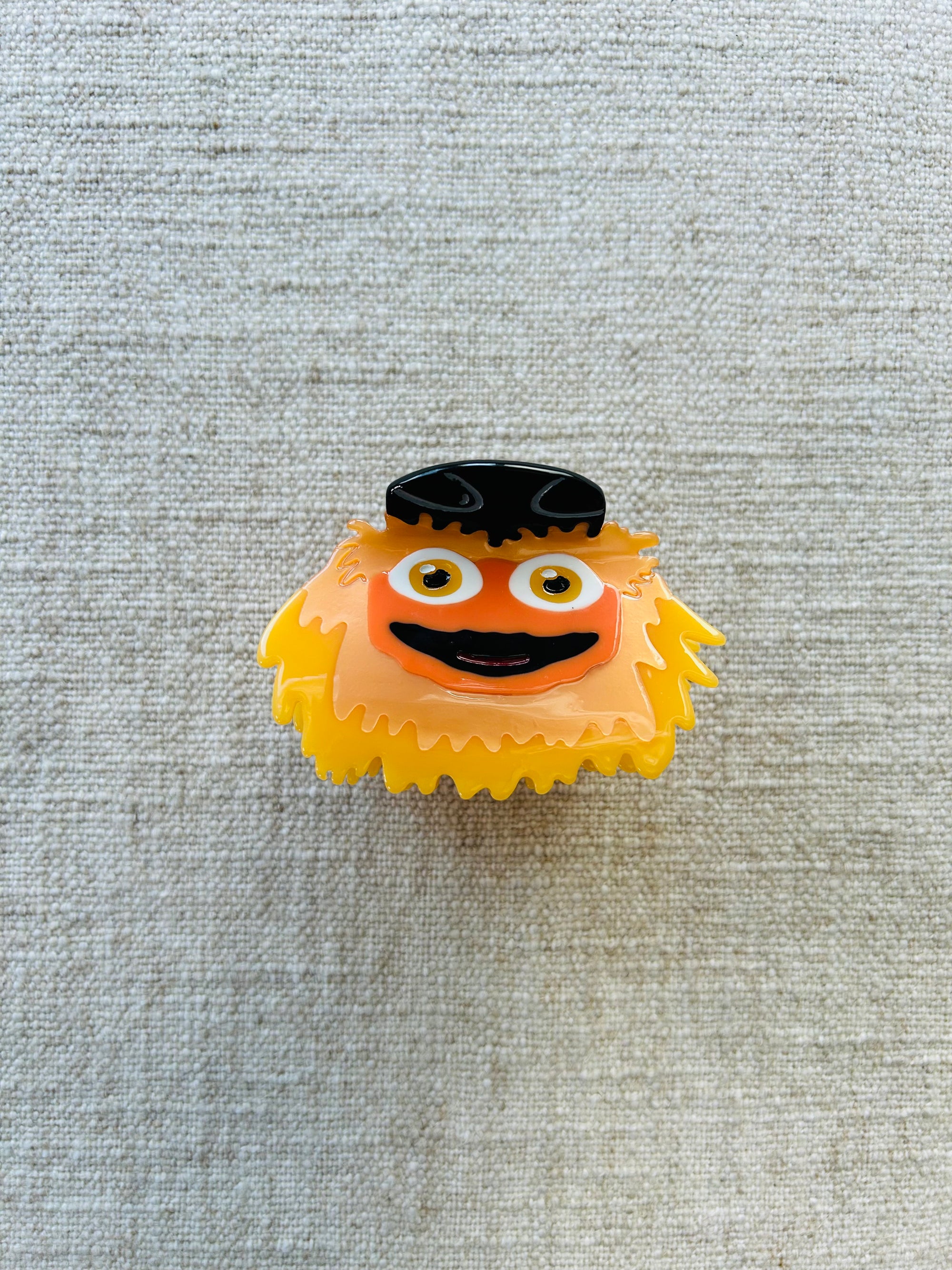 Philly Orange Mascot Hair Clip