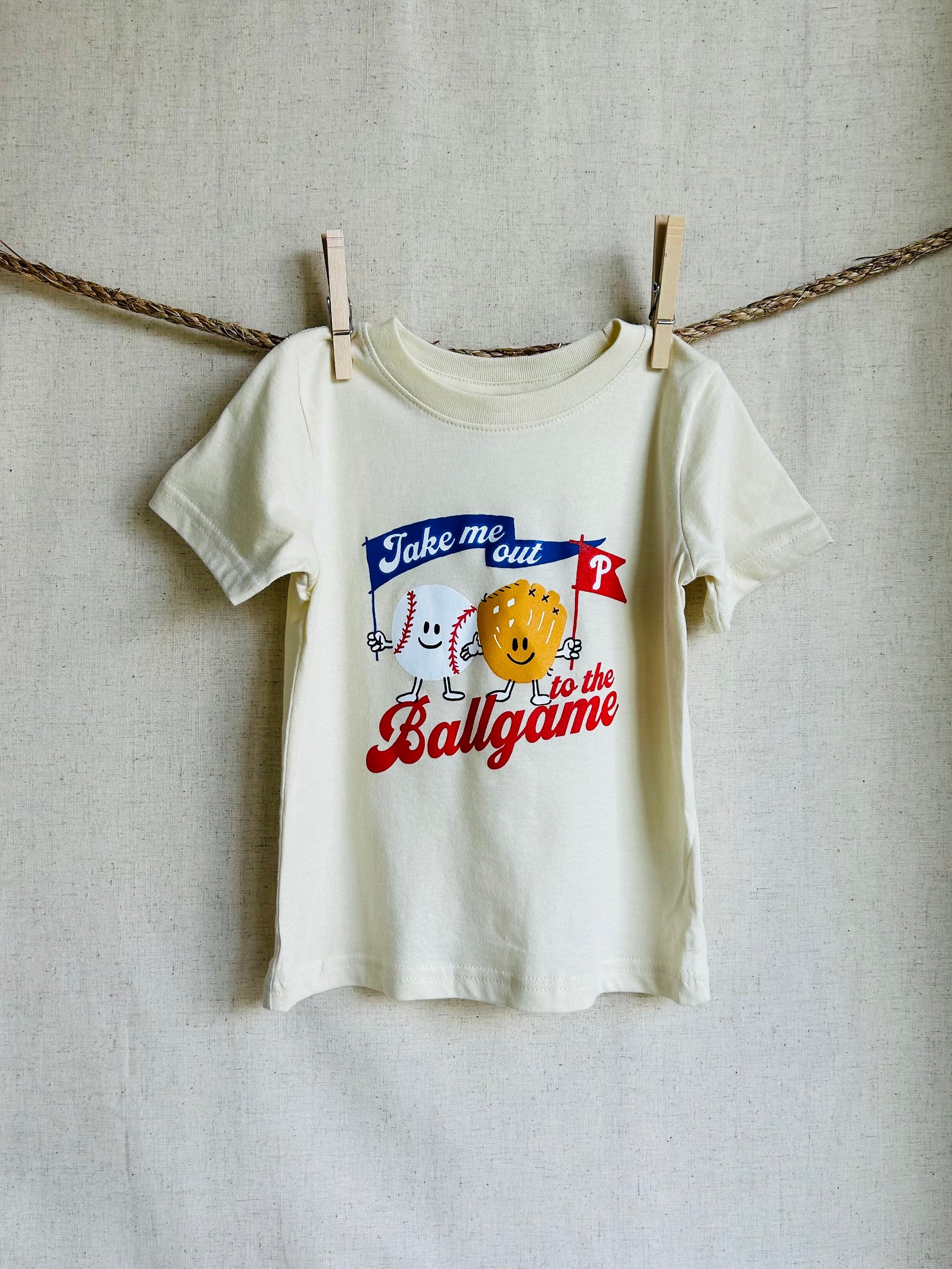 Take me out to the Ballgame Toddler Tee