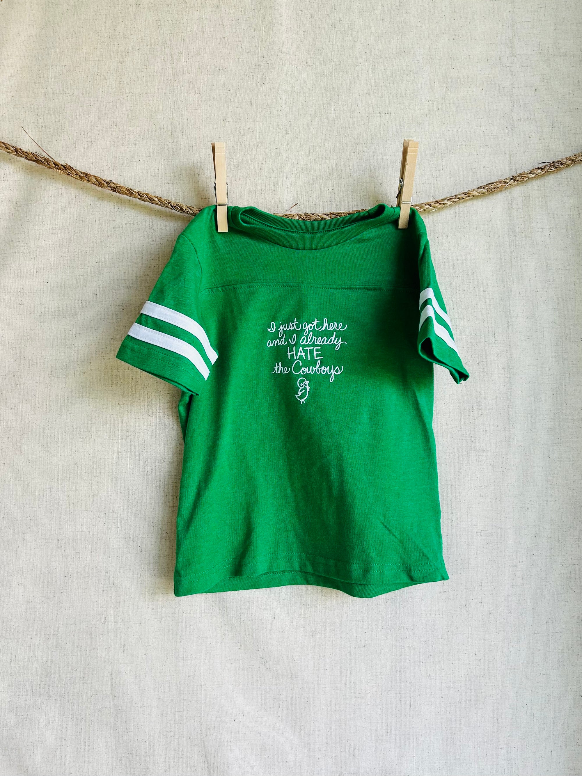 I just got here and I already hate the Cowboys Toddler Tee