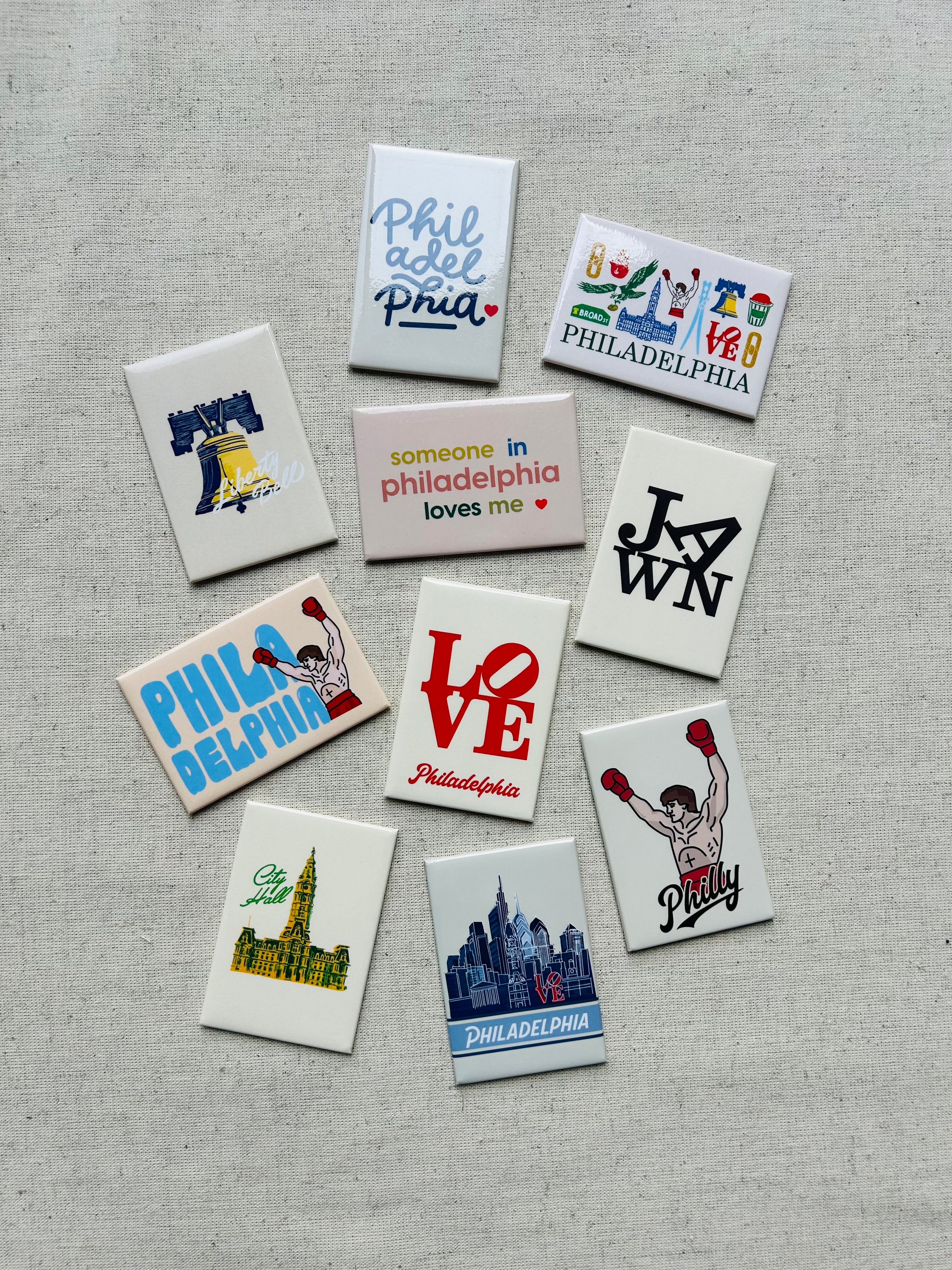 Philly 2" x 3" Rectangular Magnets