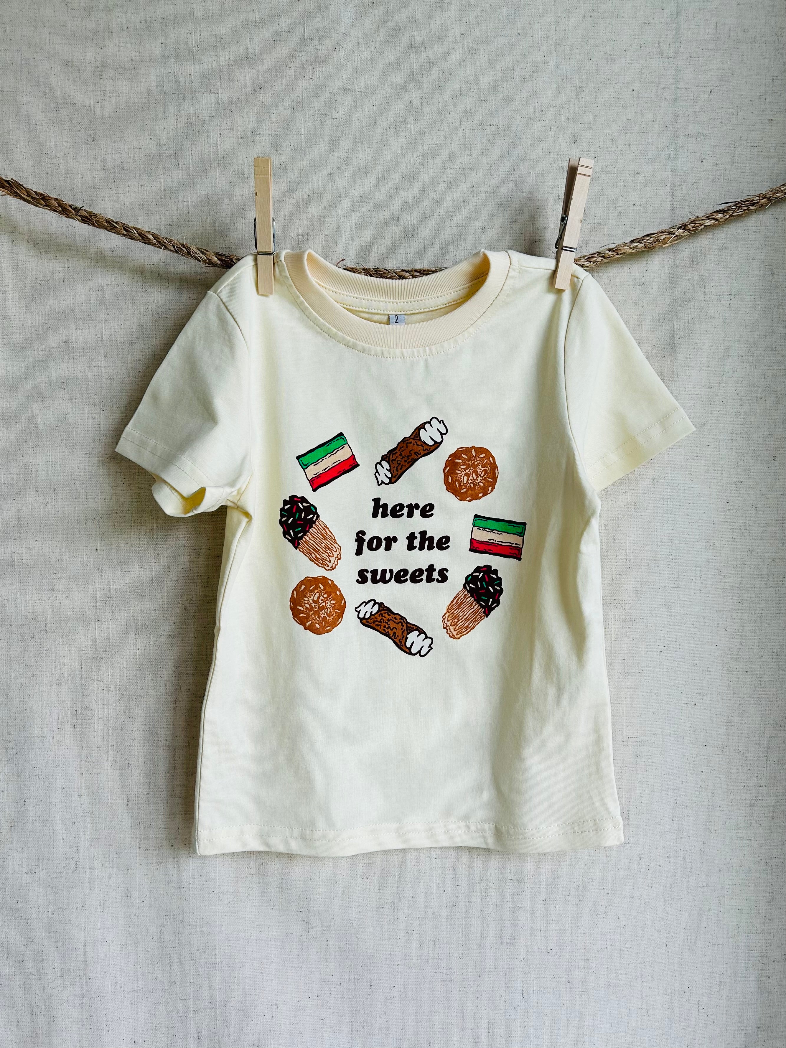 Here For the Sweets Toddler Tee