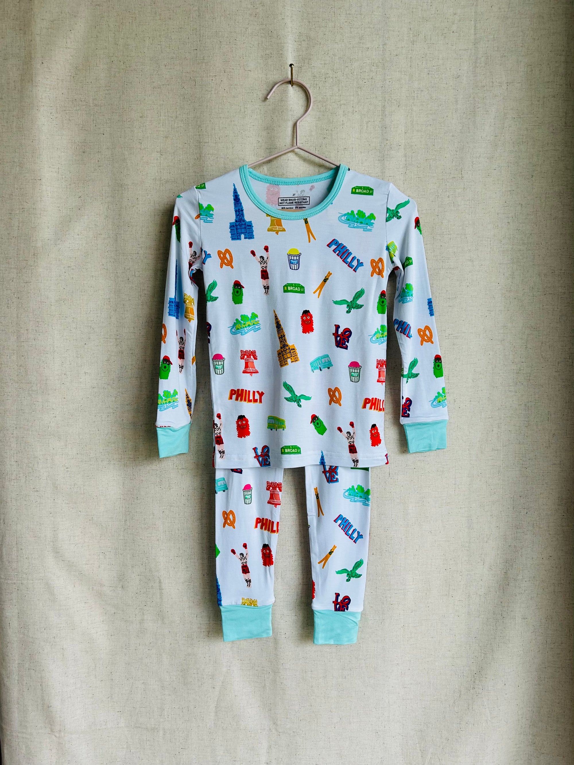 Philadelphia Icons Toddler Pajama Set