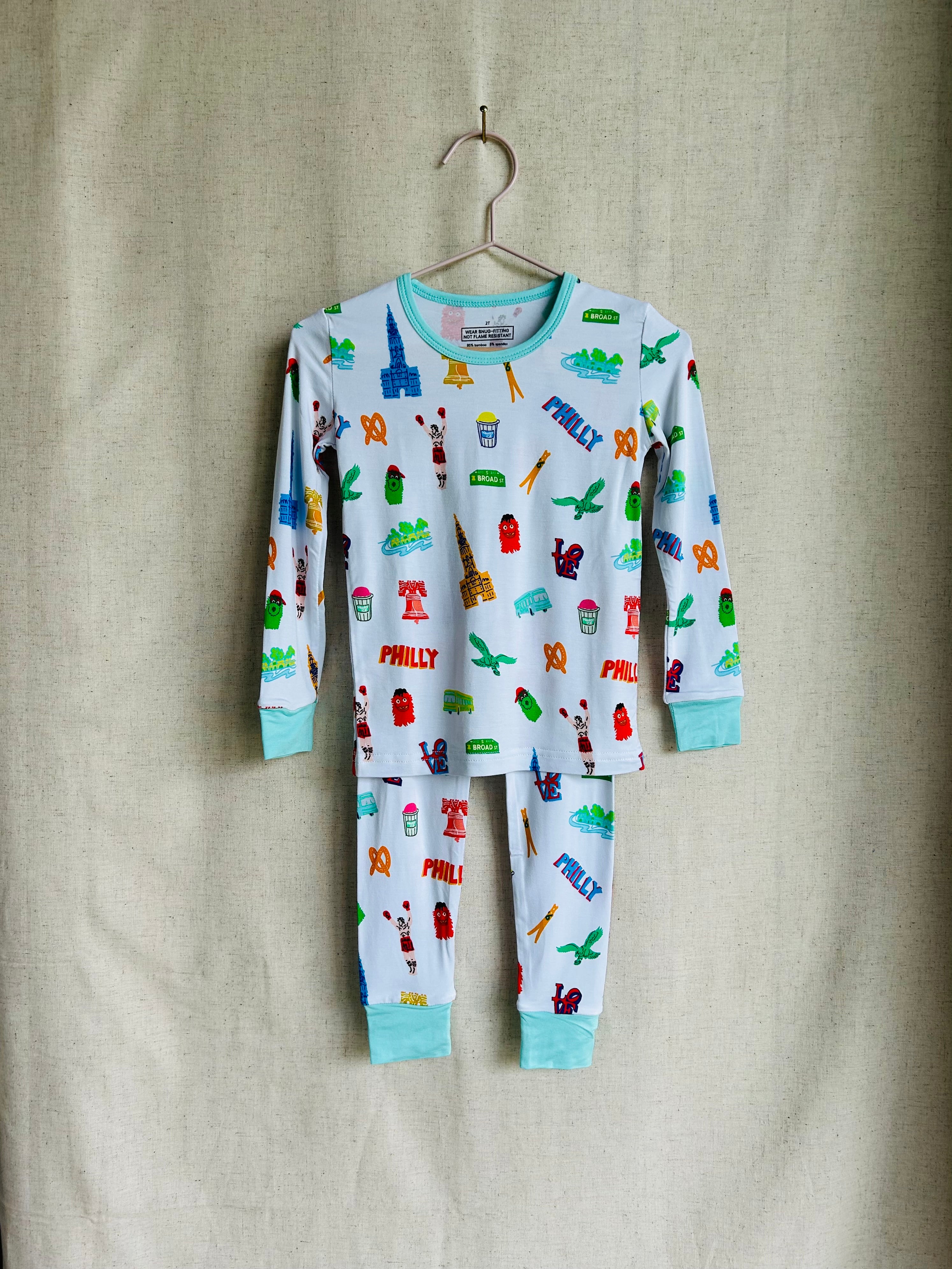 Philadelphia Icons Toddler Pajama Set
