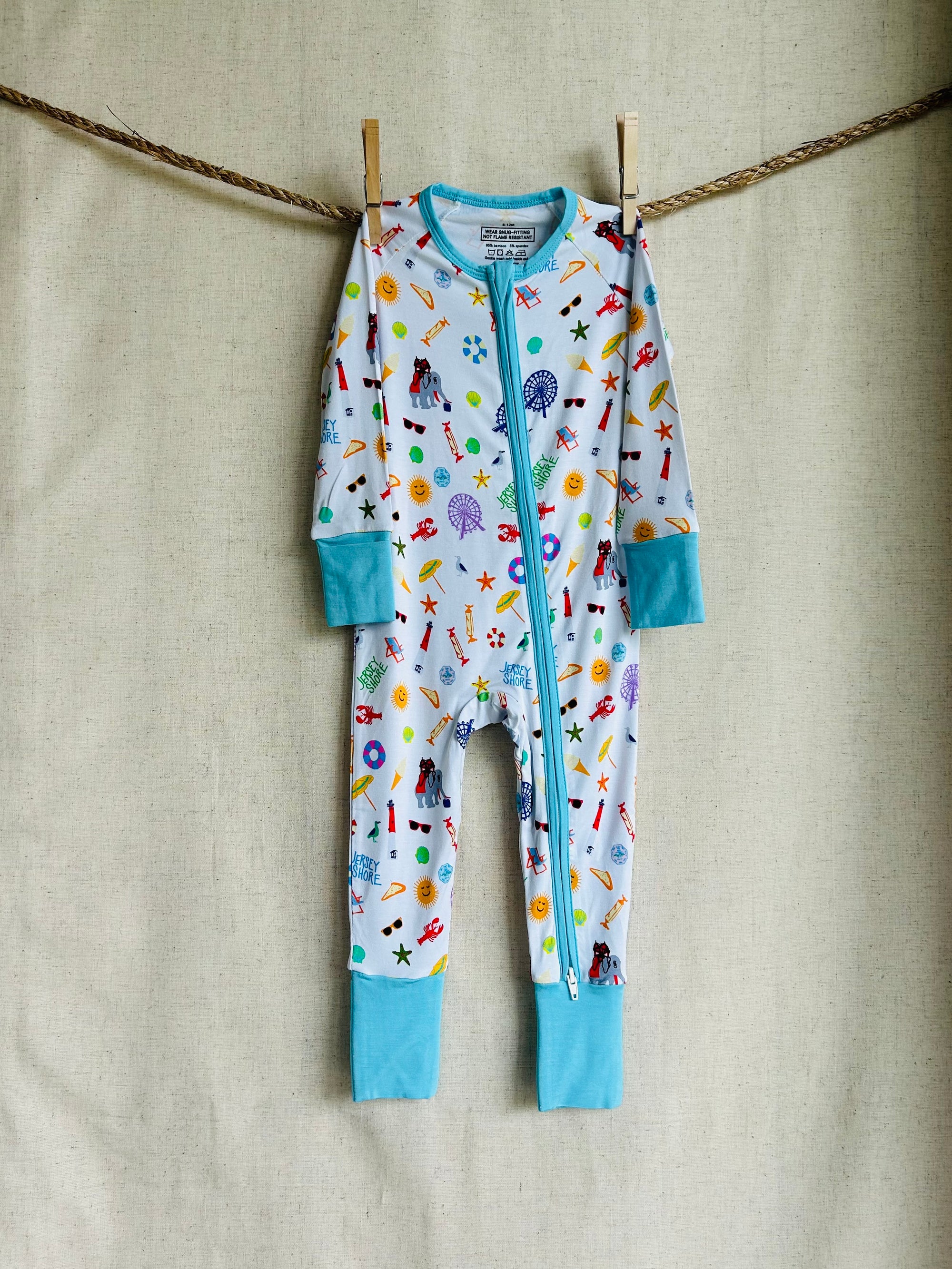 Down the Shore Baby Bodysuit