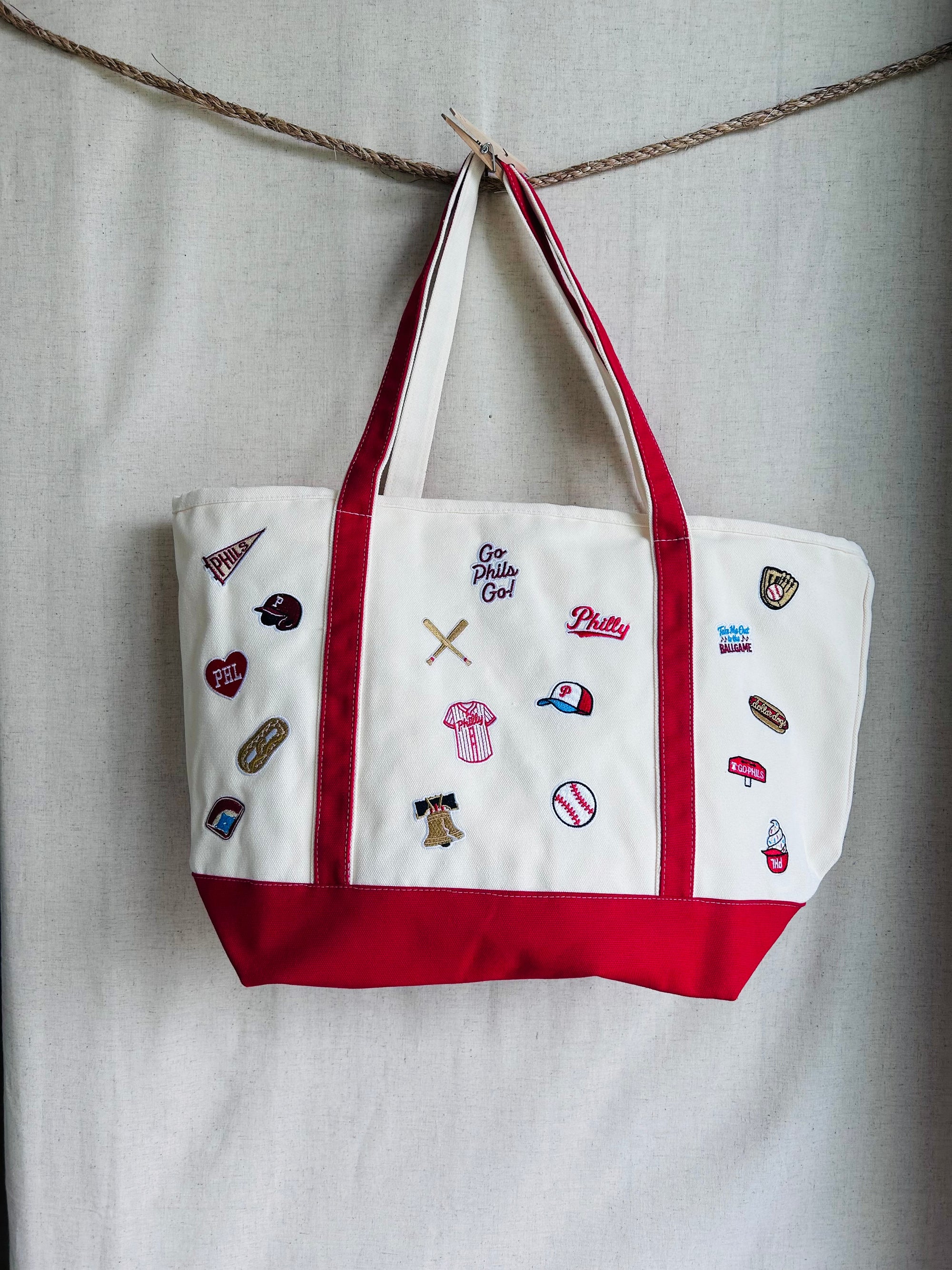 Phils Embroidered Tote