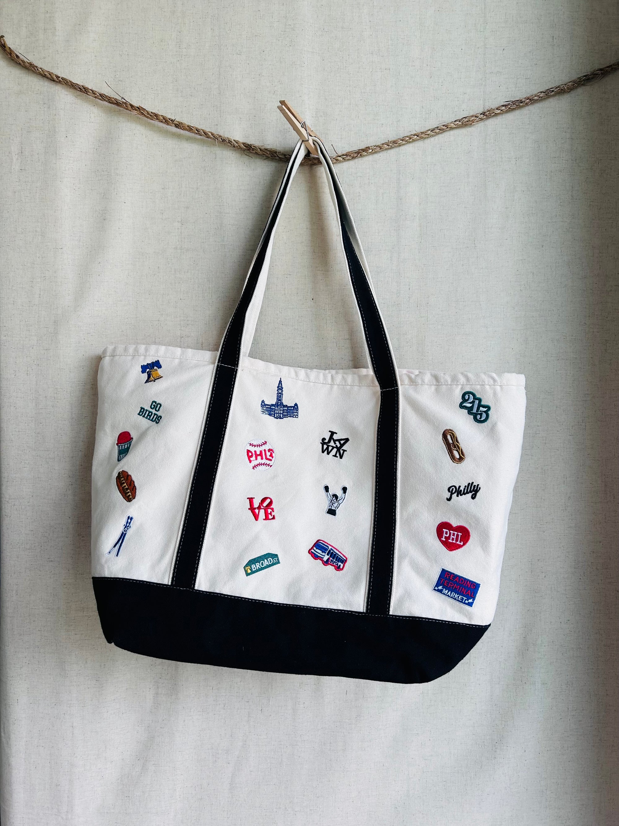 Philly Embroidered Tote