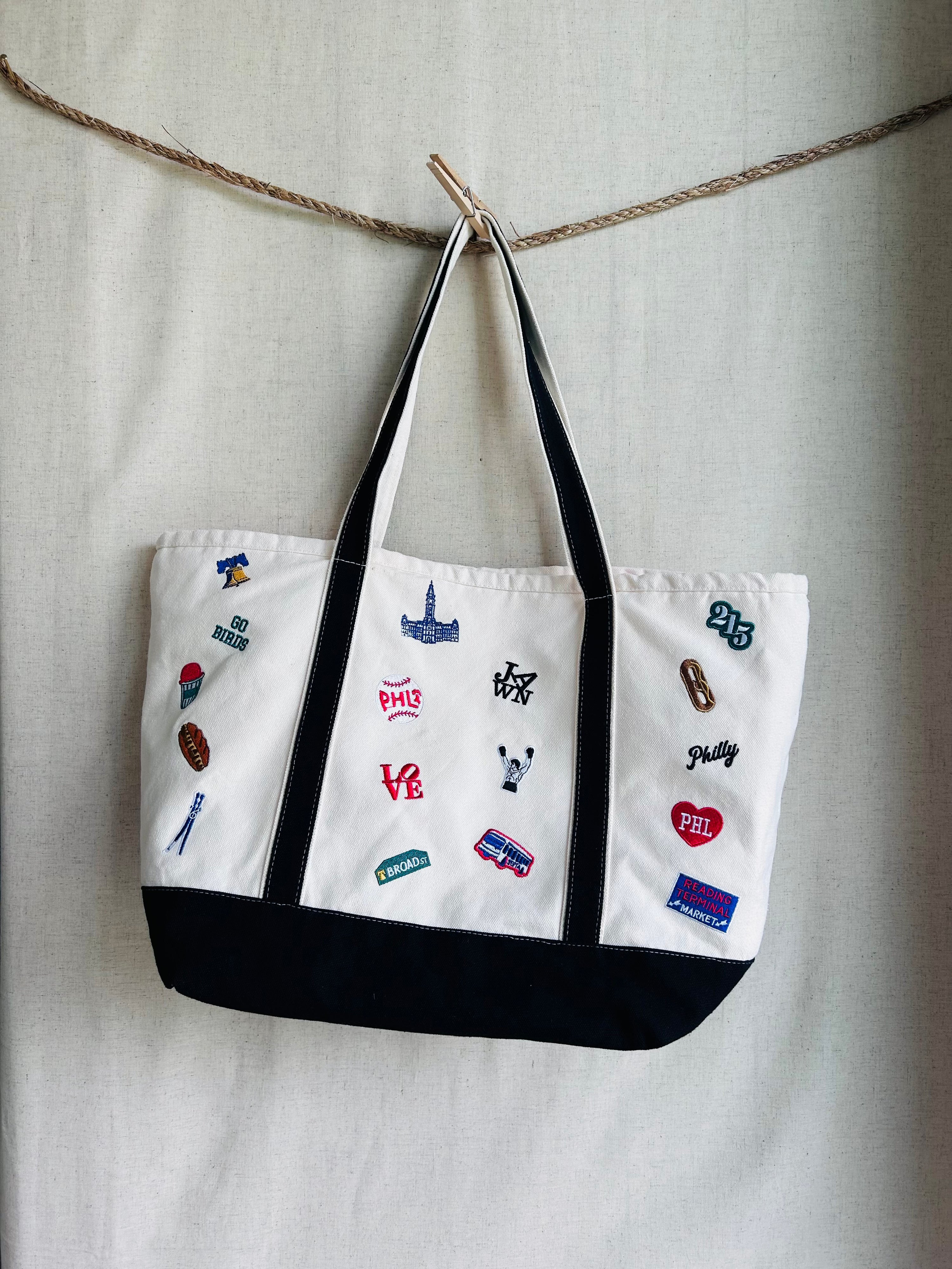 Philly Embroidered Tote