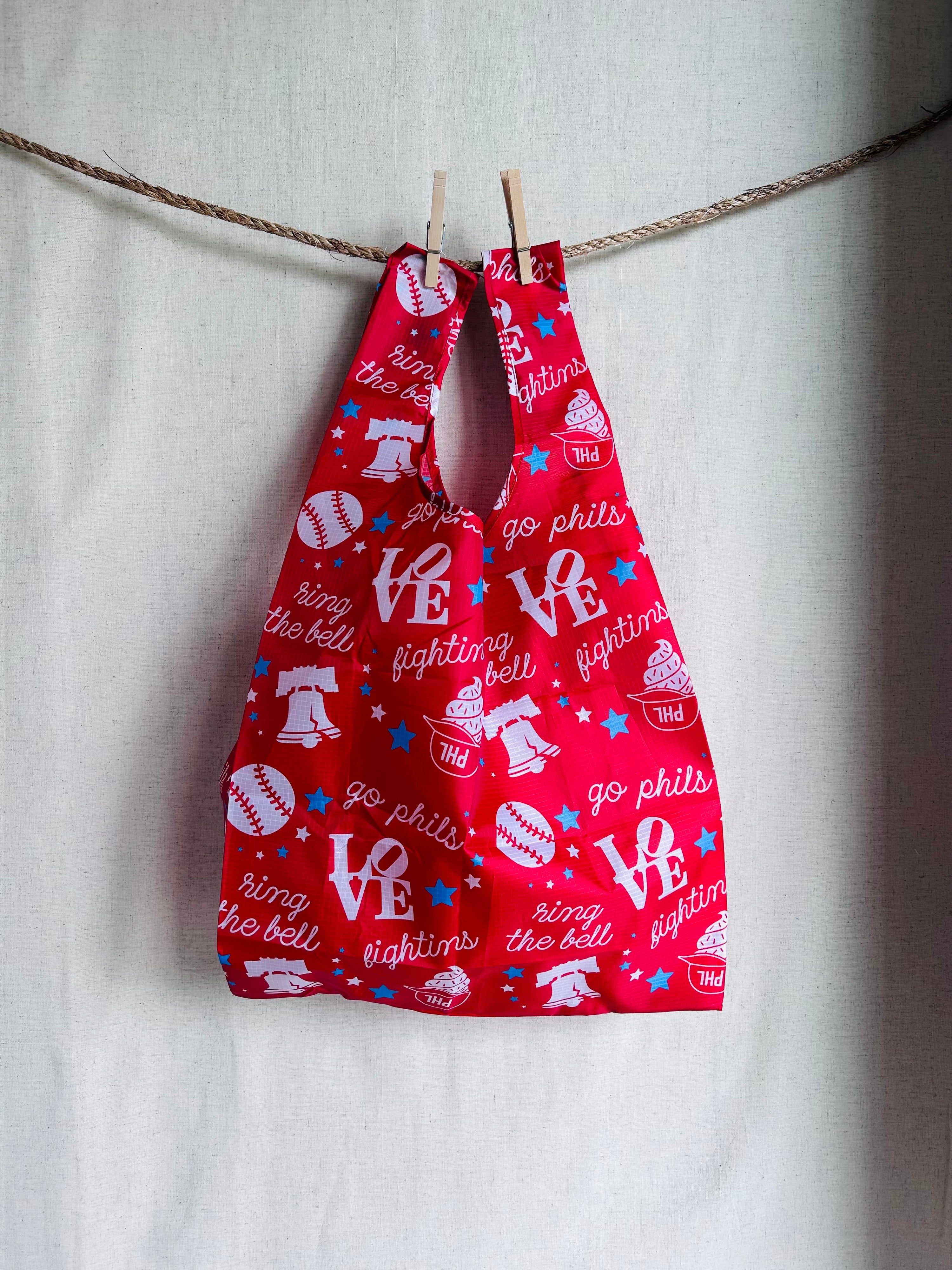 Love & Baseball Reusable Tote