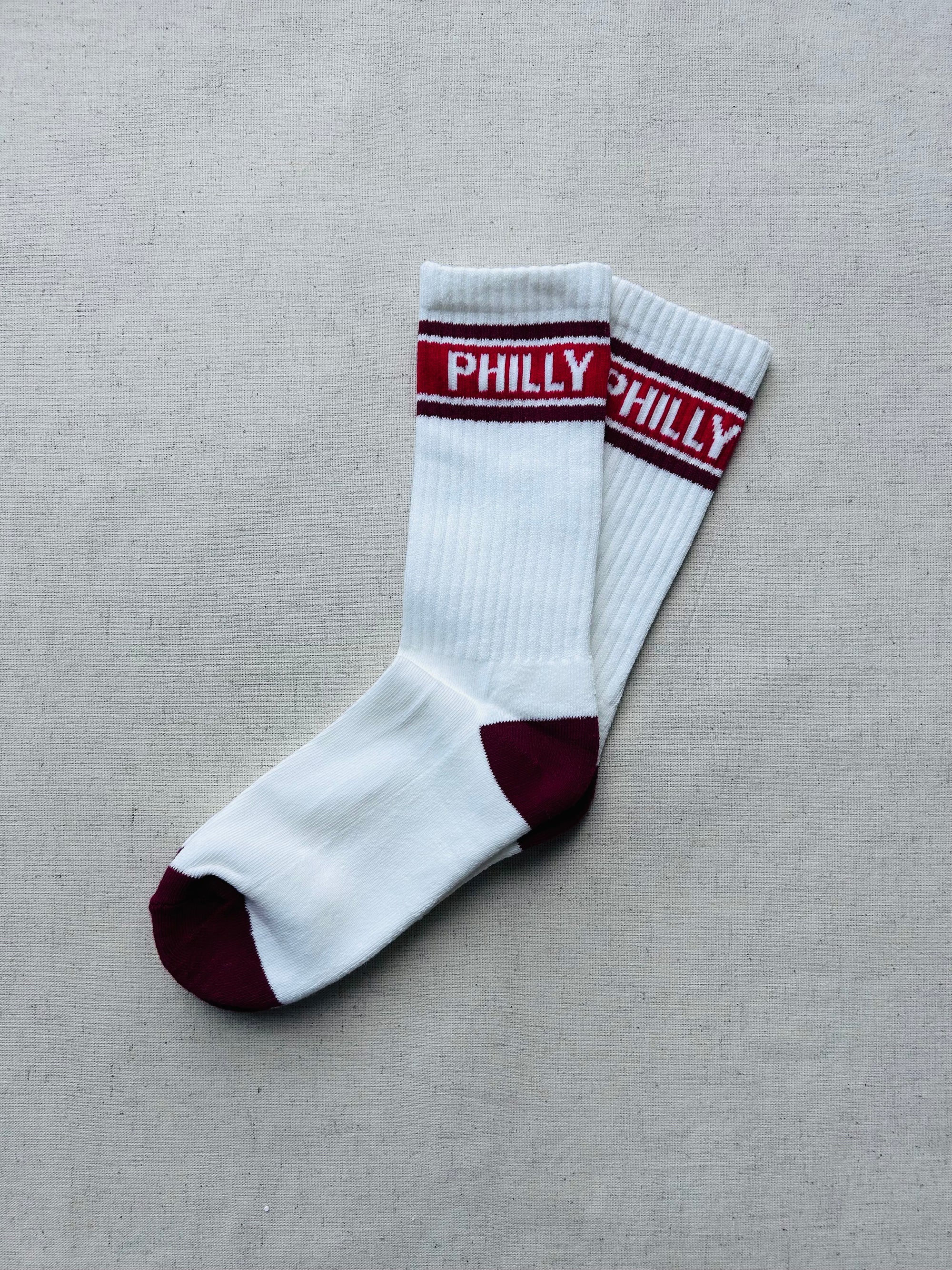 Jawn Shop Socks - Red Philly