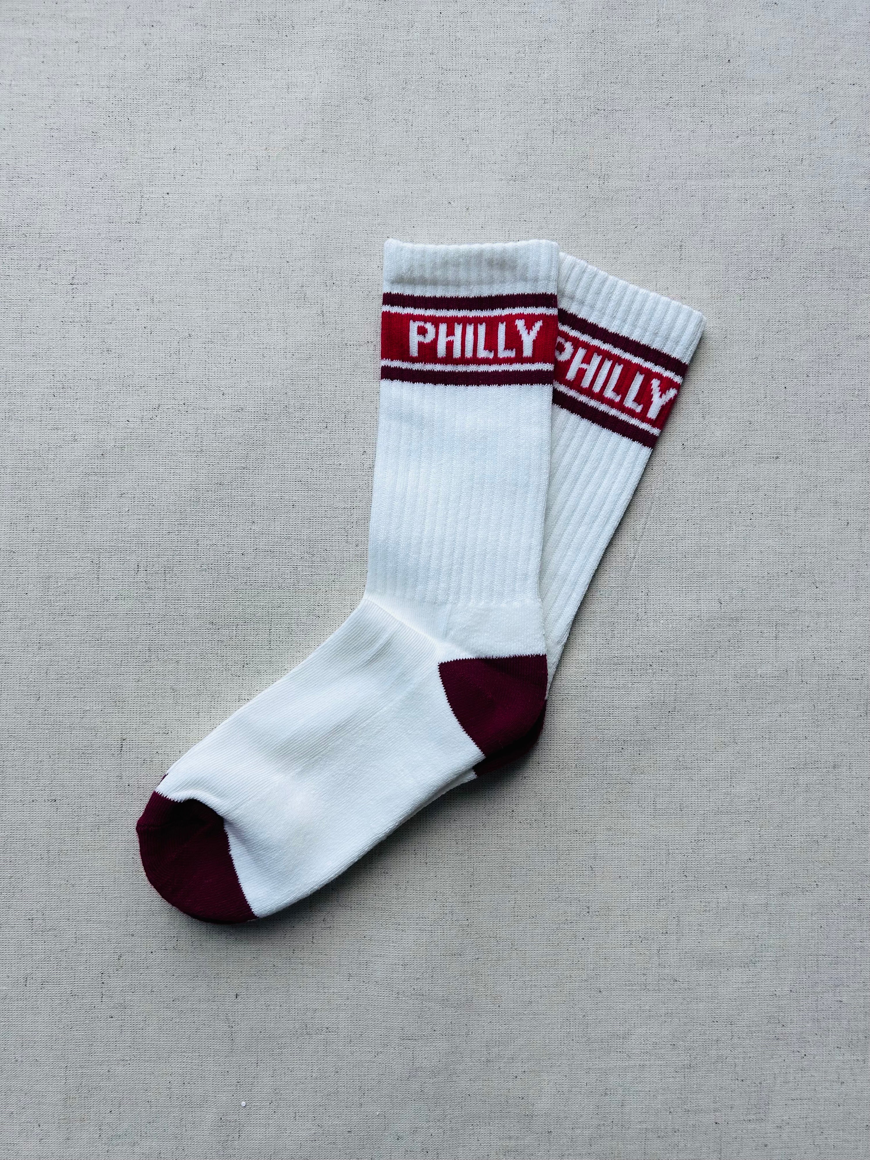 Jawn Shop Socks - Red Philly