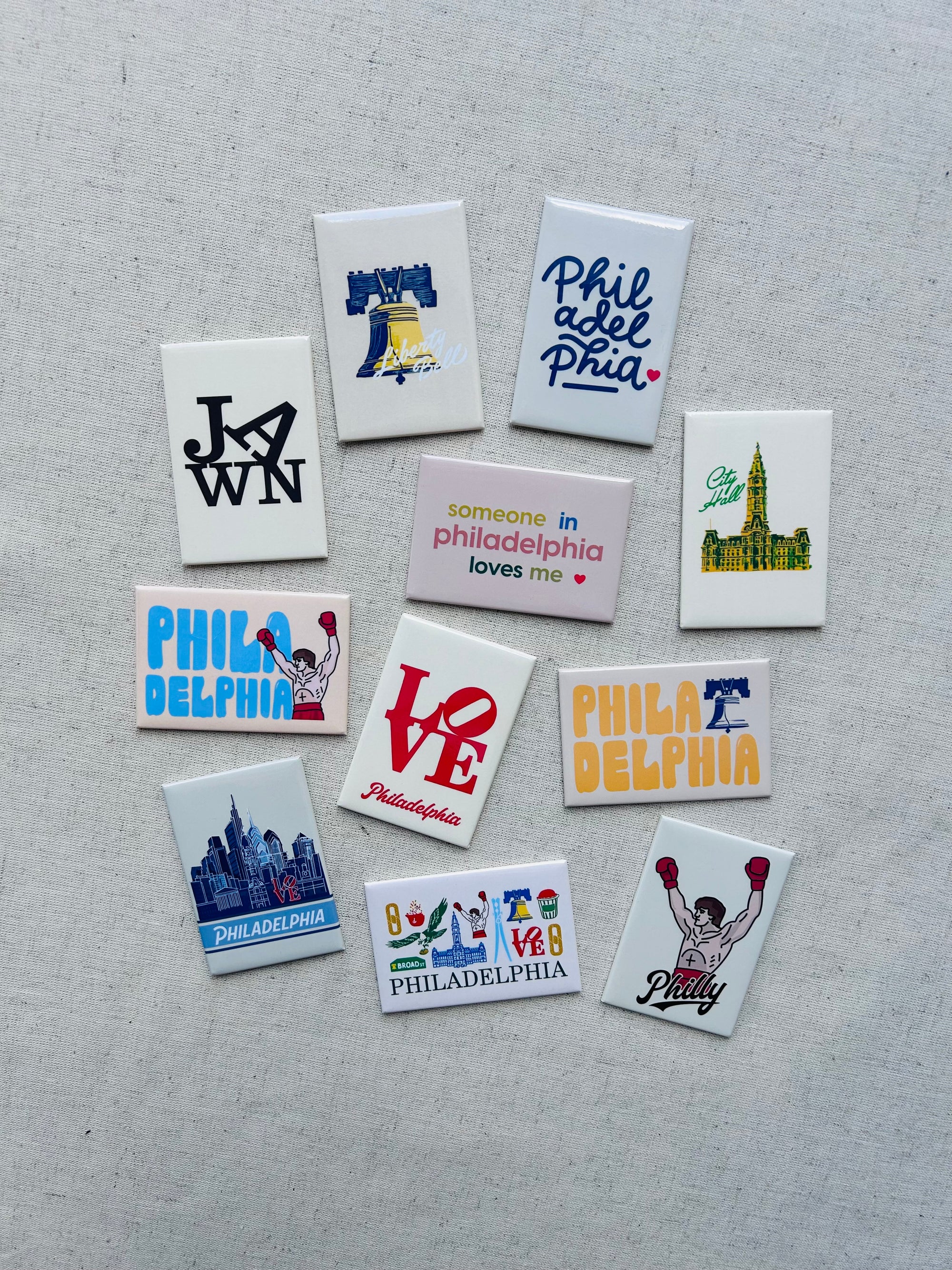 Philly 2" x 3" Rectangular Magnets