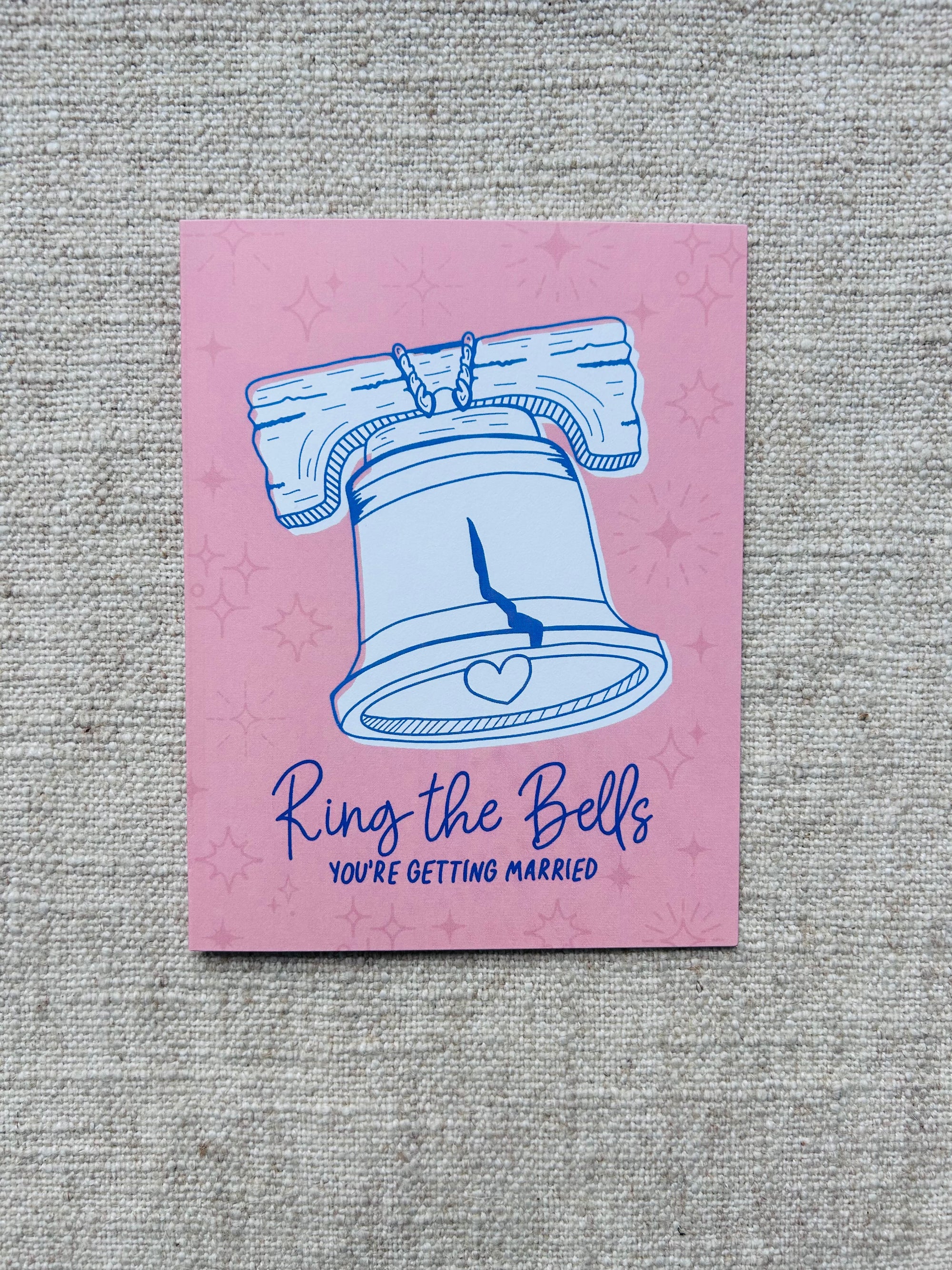 Ring the Bells Wedding Greeting Card