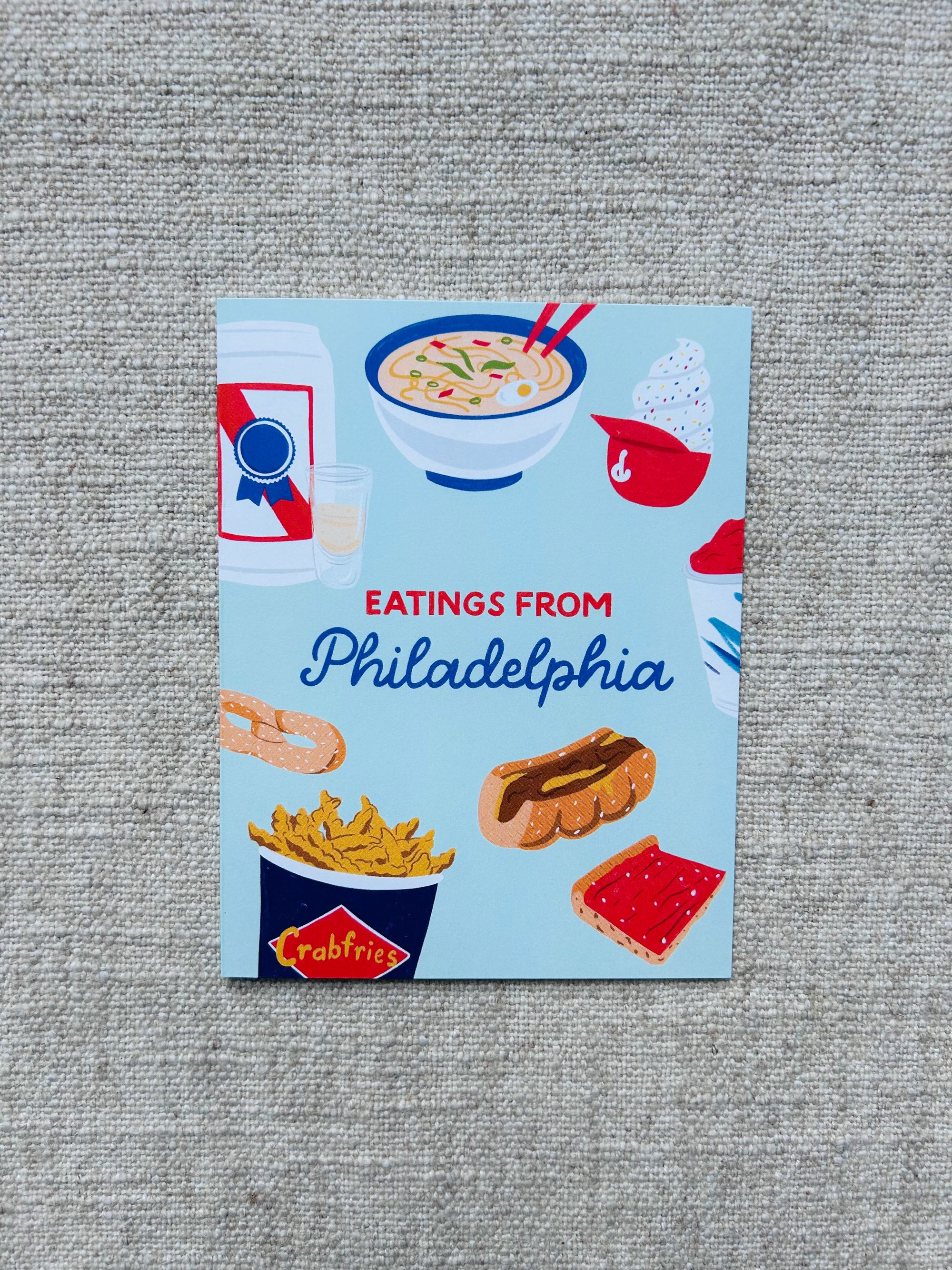Eatings from Philadelphia Greeting Card