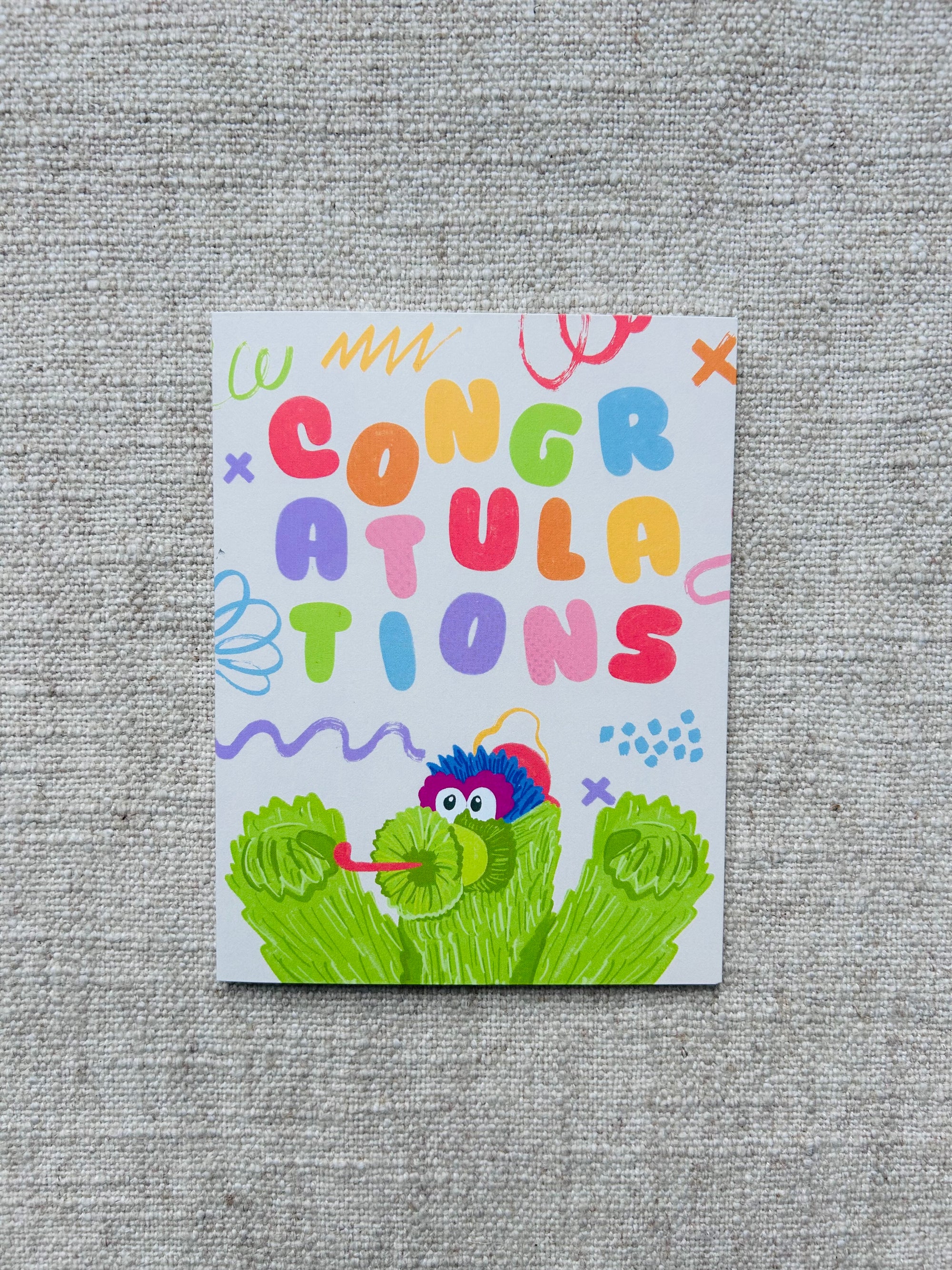 Congrats Philly Baseball Greeting Card