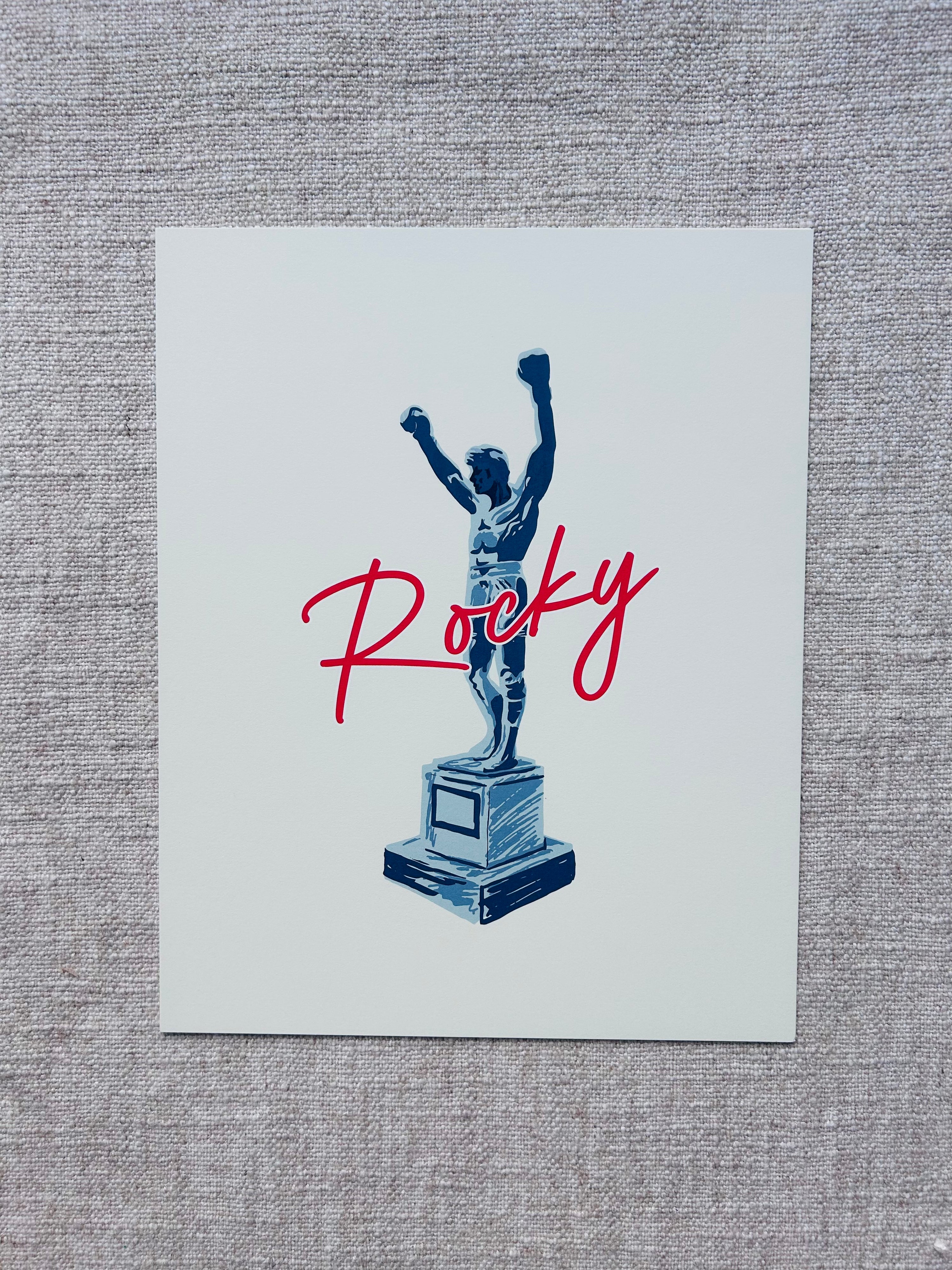 Rocky Art Print